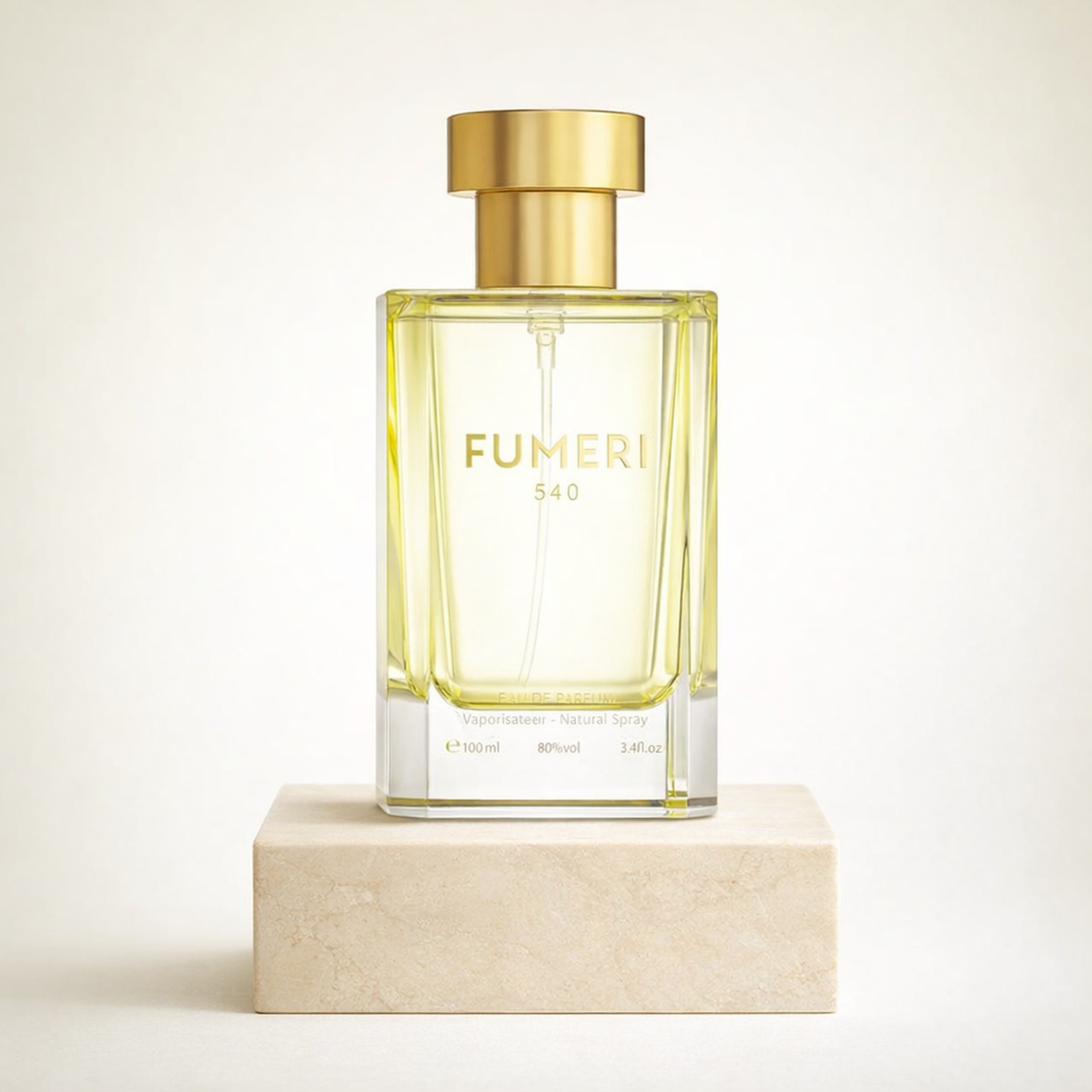 Fumeri 540 EDP upright pedestal gallery showcase