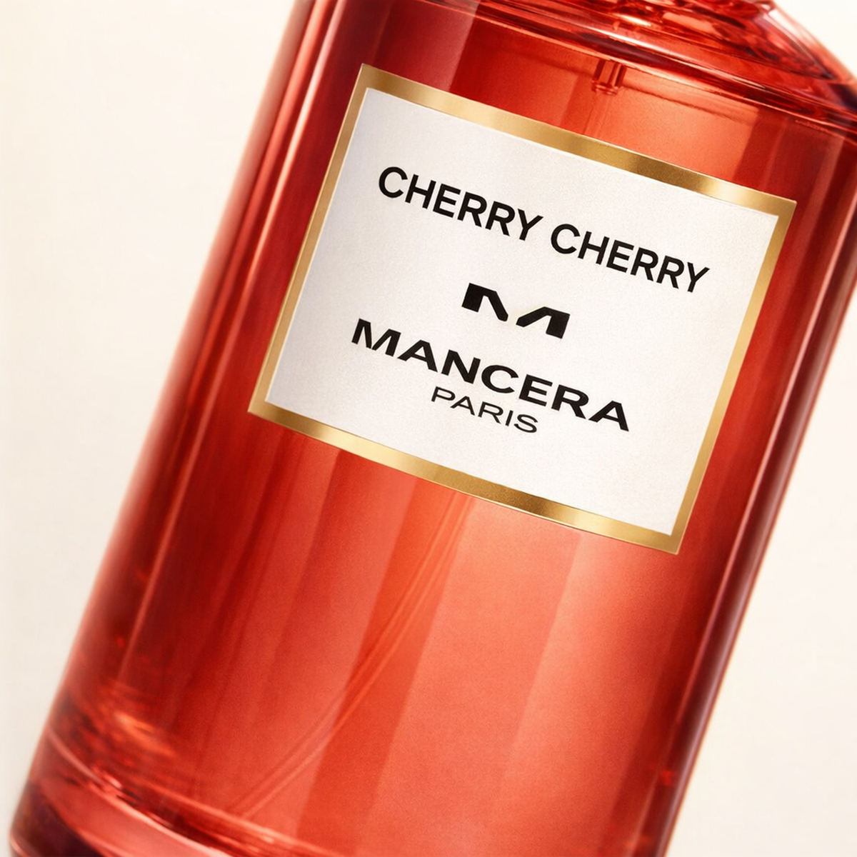 Mancera Cherry Cherry EDP macro label detail gallery showcase
