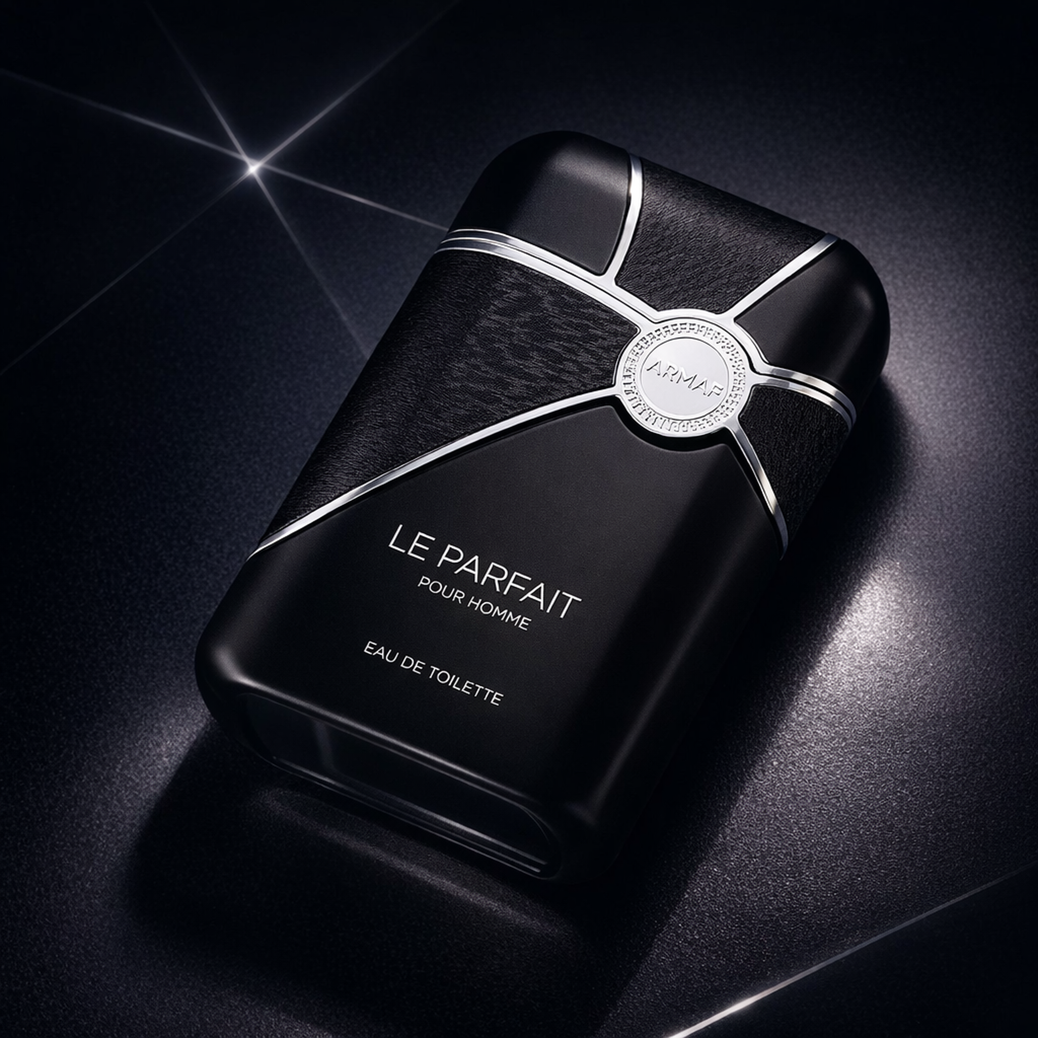 Armaf le Parfait EDT for Men angled still-life gallery showcase