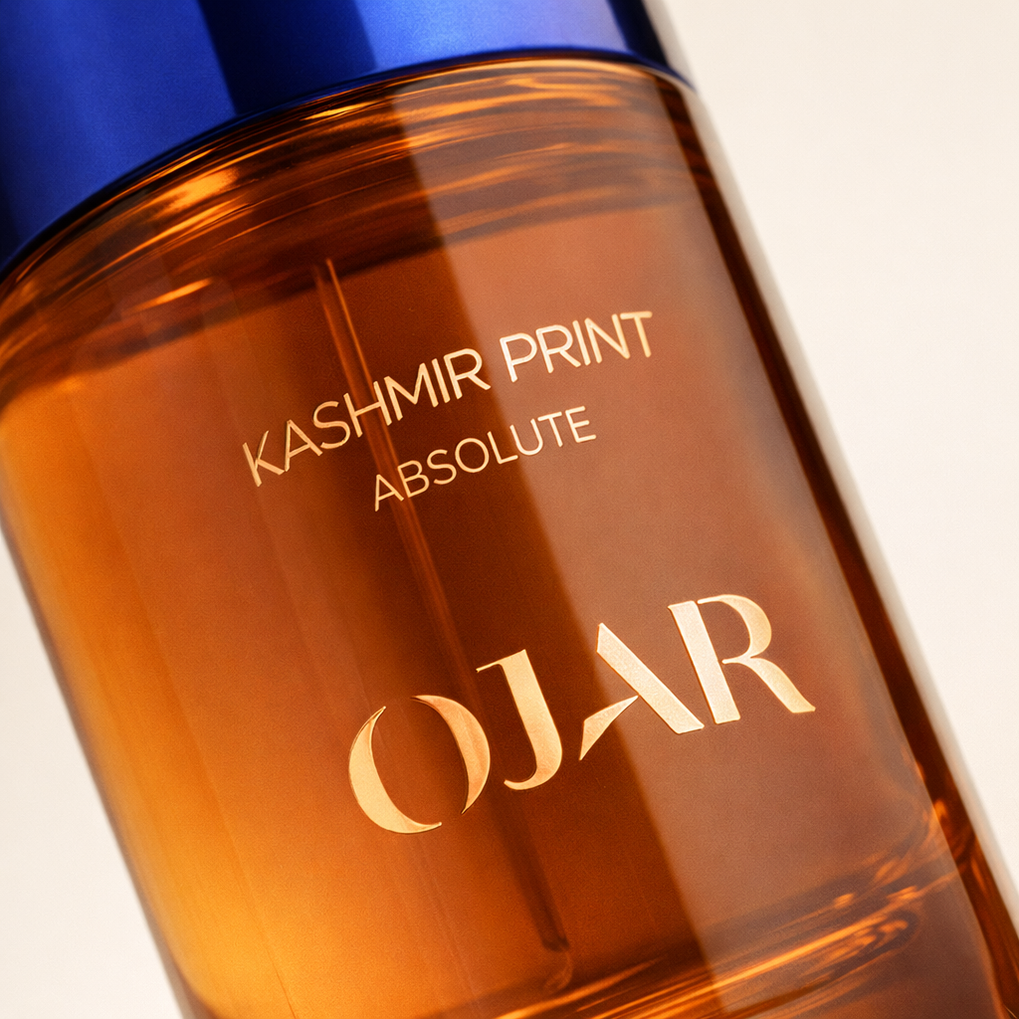Ojar Kashmir Print EDP macro label detail gallery showcase