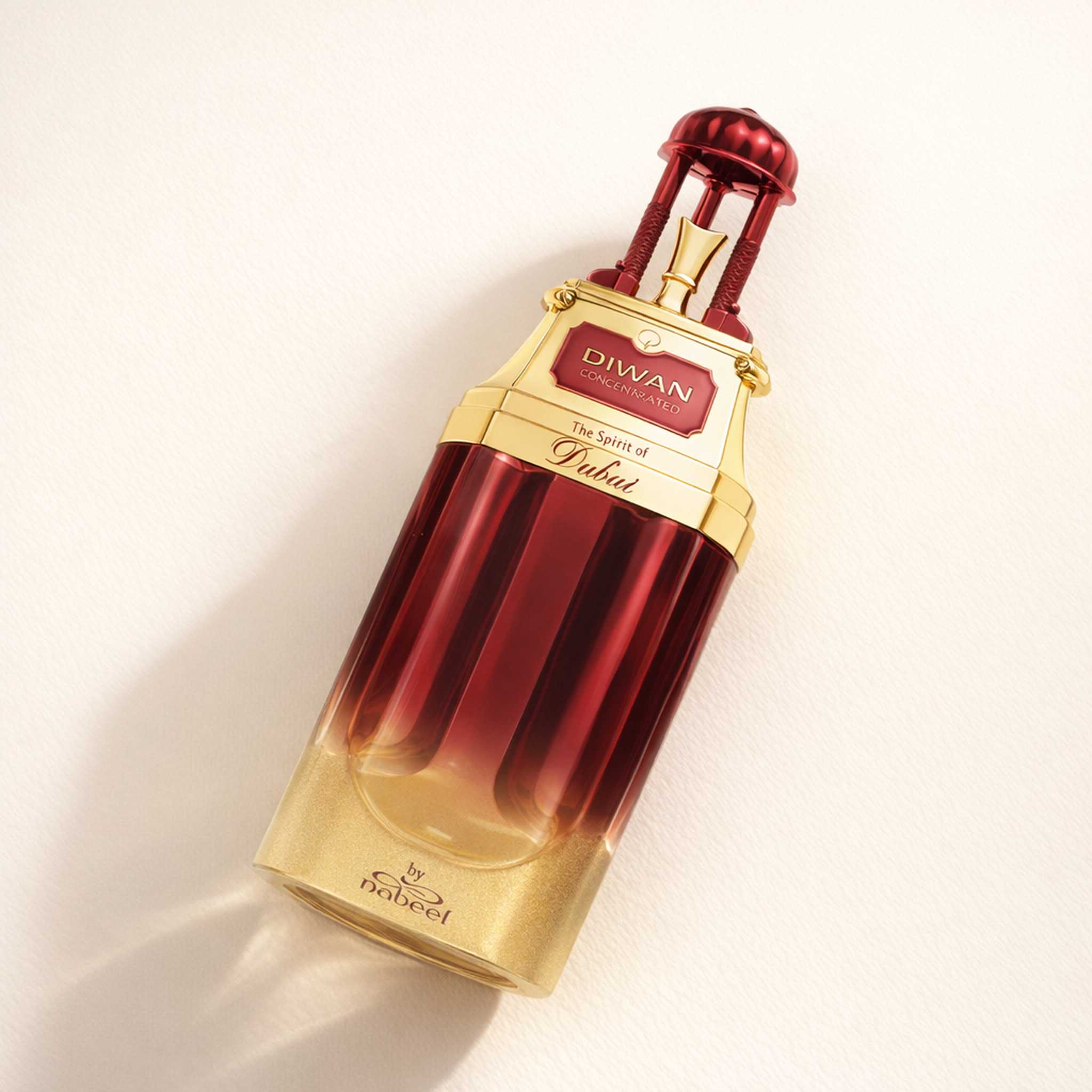The Spirit of Dubai Diwan Gourmand EDP angled still-life gallery showcase