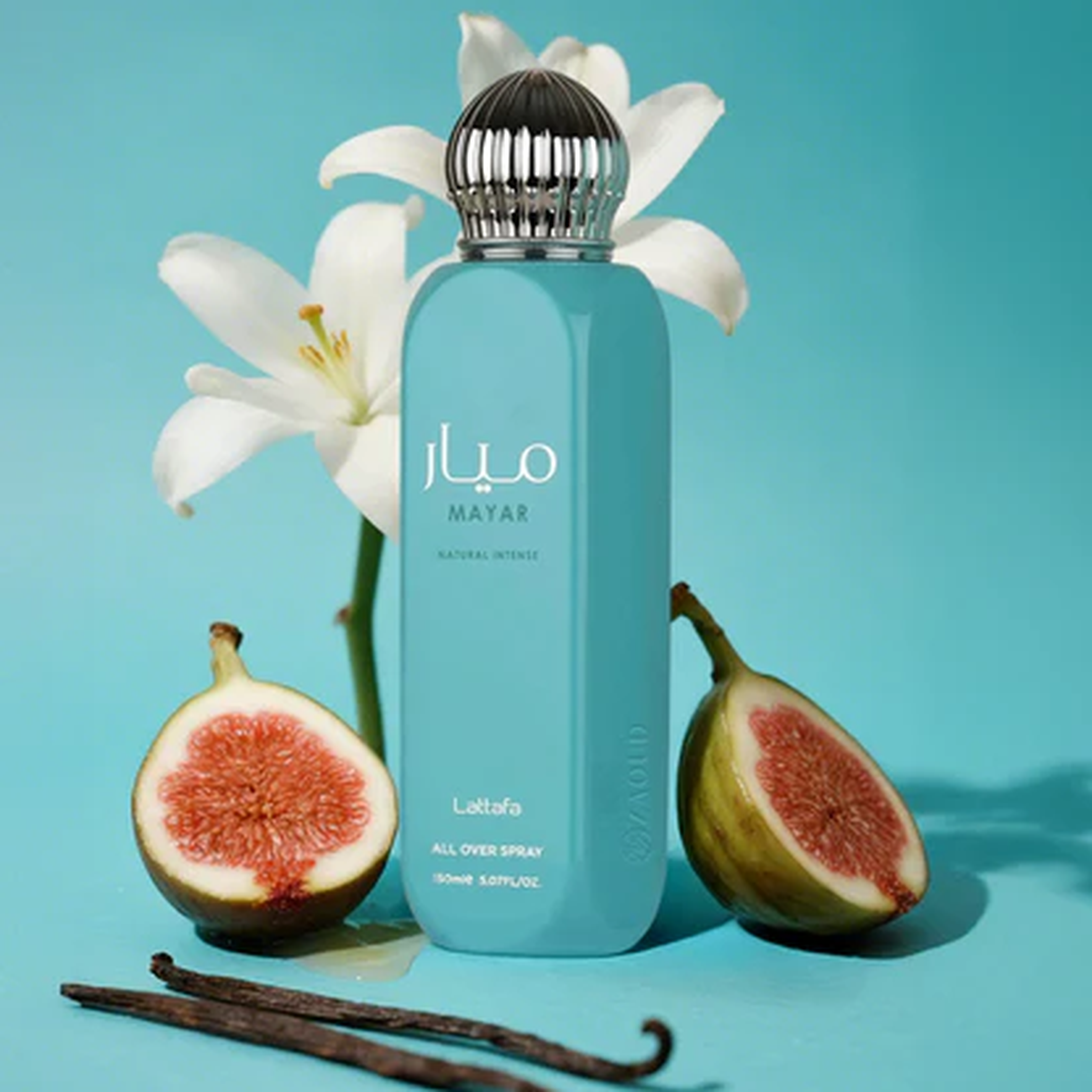 Lattafa Mayar Natural Intense All Over Body Spray fragrance notes image