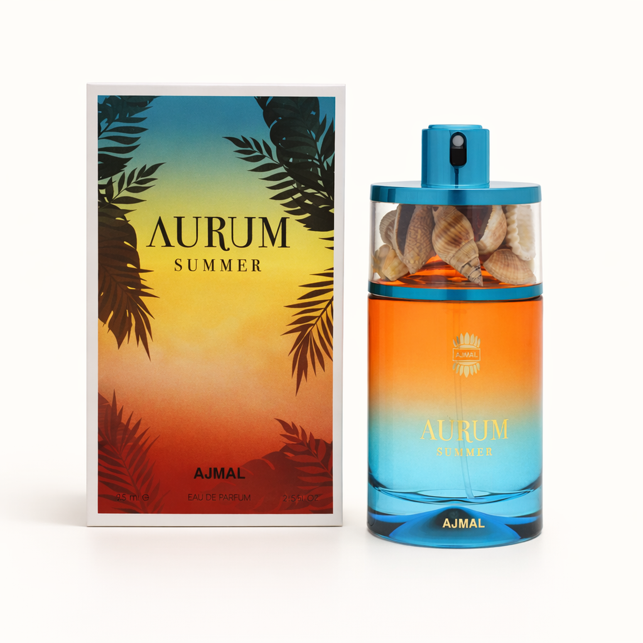 Ajmal Aurum Summer EDP packaging image
