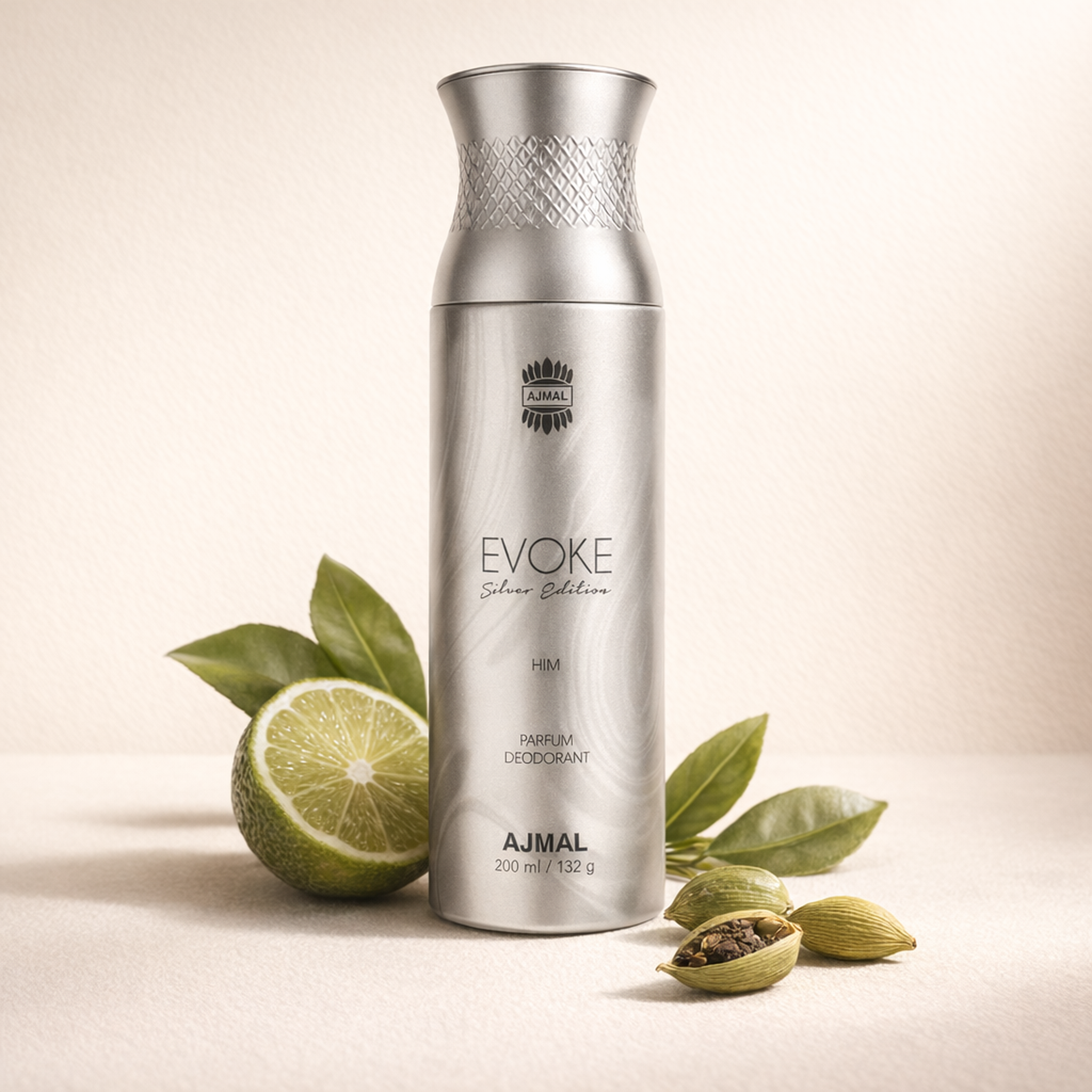 Ajmal Evoke Silver Edition Deo. For Men fragrance notes image