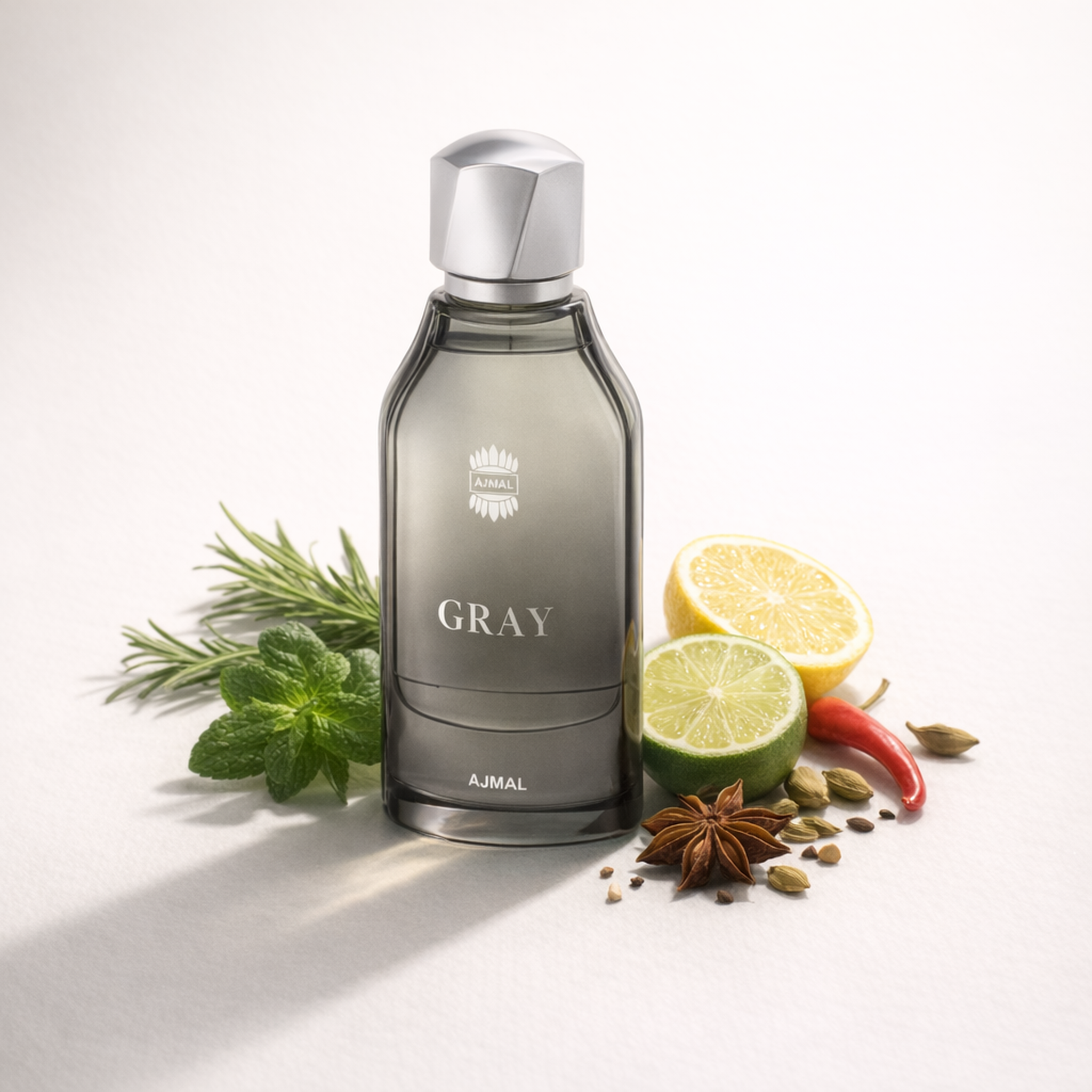 Ajmal Gray EDP For Men fragrance notes image