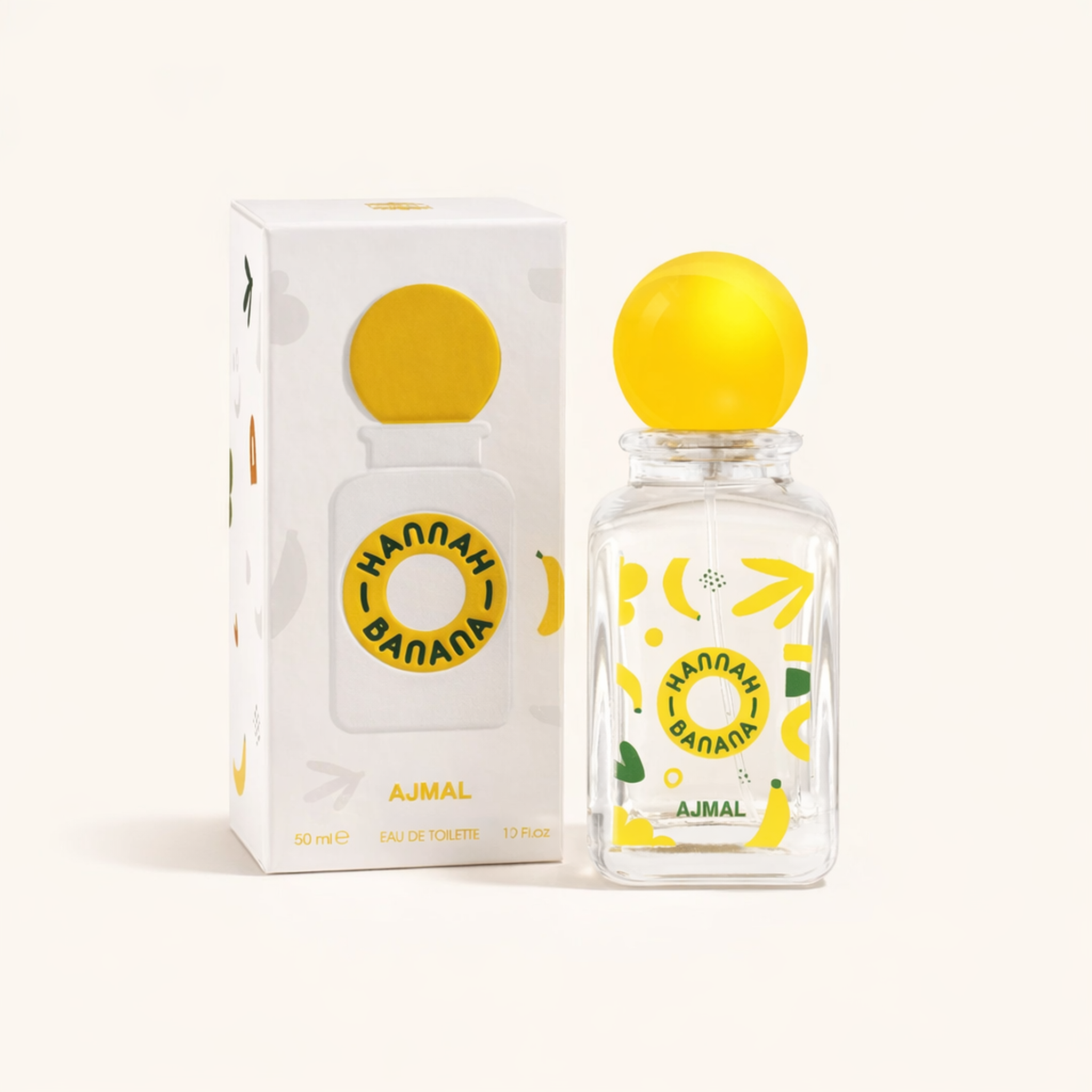 Ajmal Hanna Banana EDT packaging image