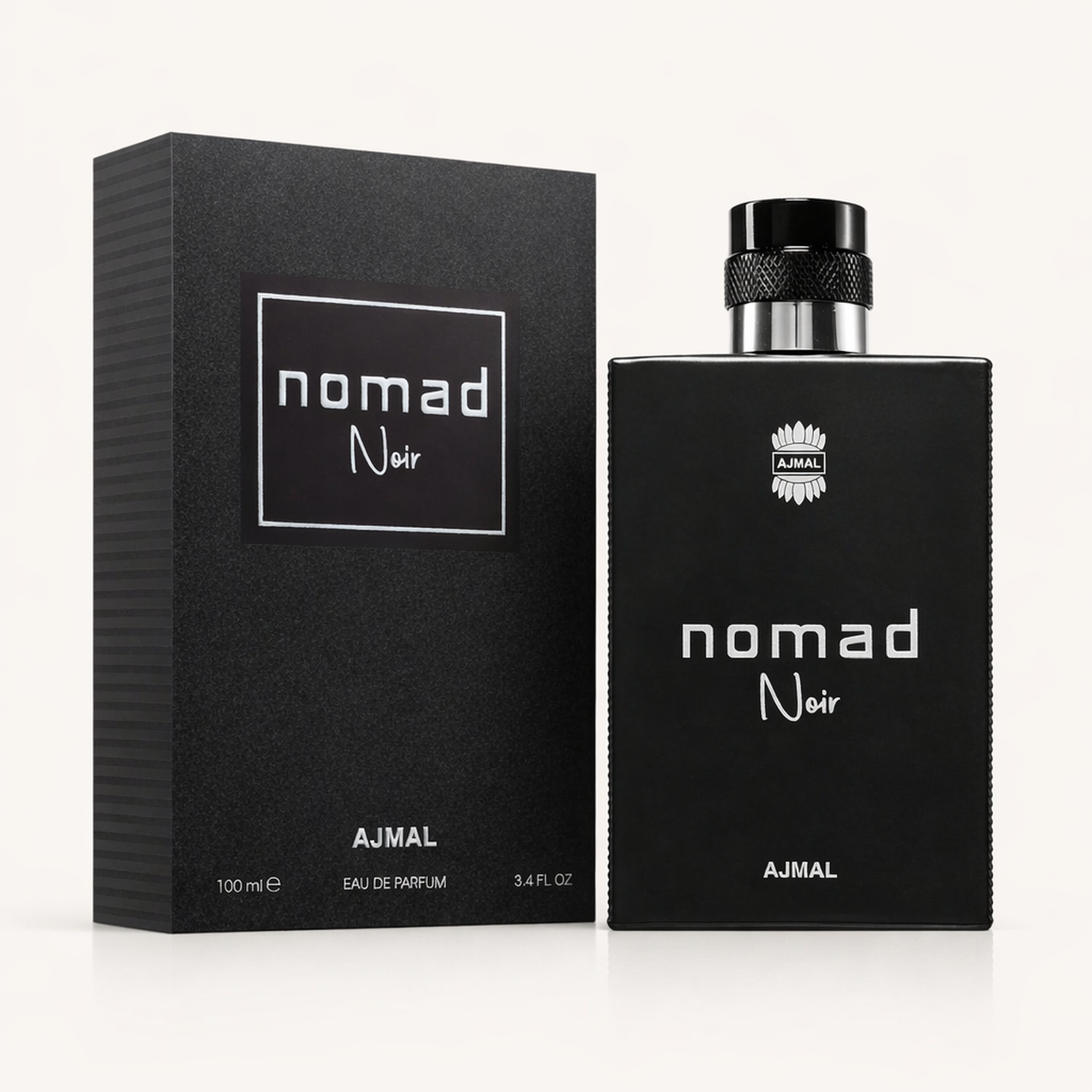 Ajmal Nomad Noir EDP packaging image