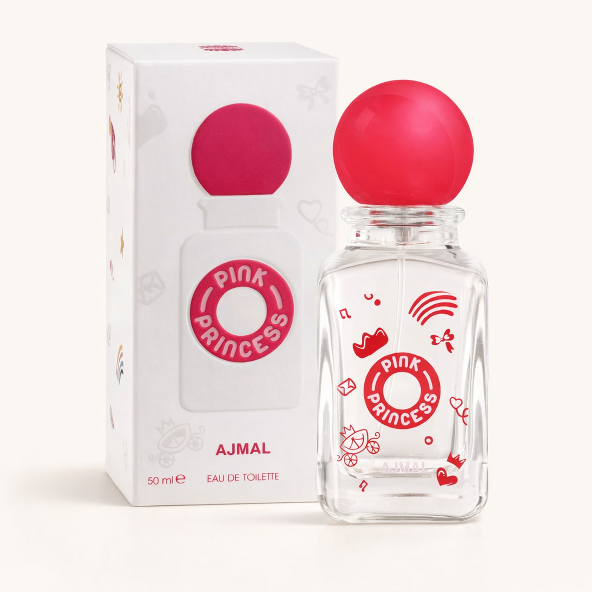 Ajmal Pink Princes EDT packaging image