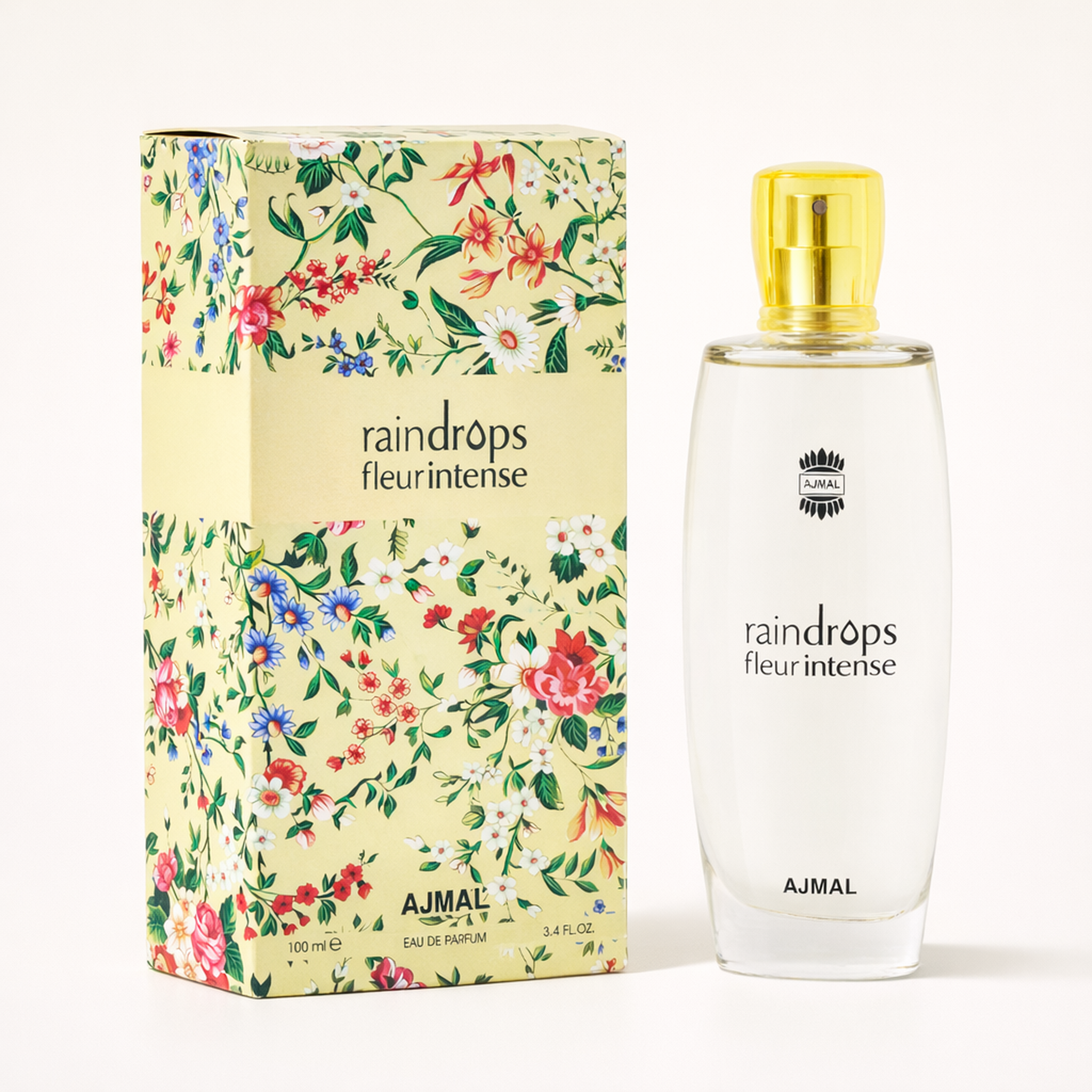 Ajmal Raindrops Fleur Intense EDP packaging image