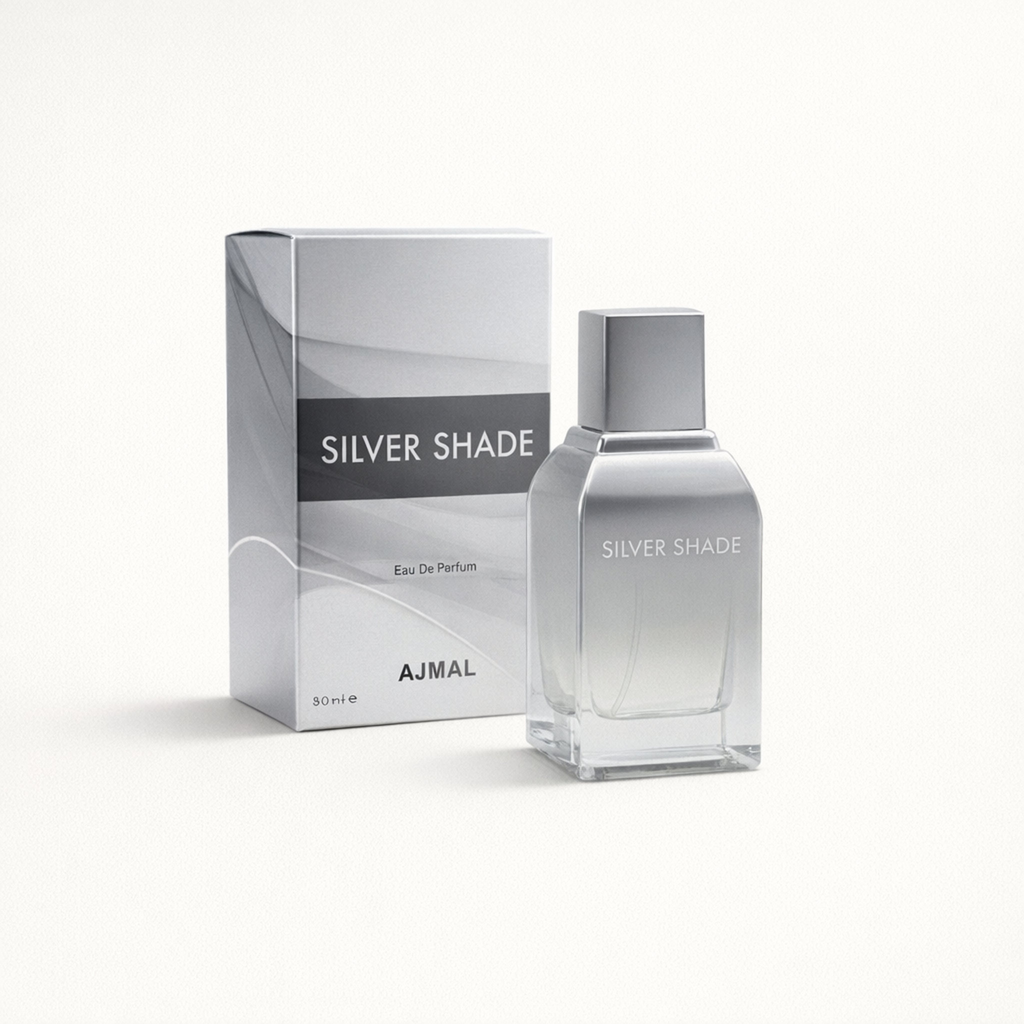 Ajmal Silver Shade EDP For Men packaging image