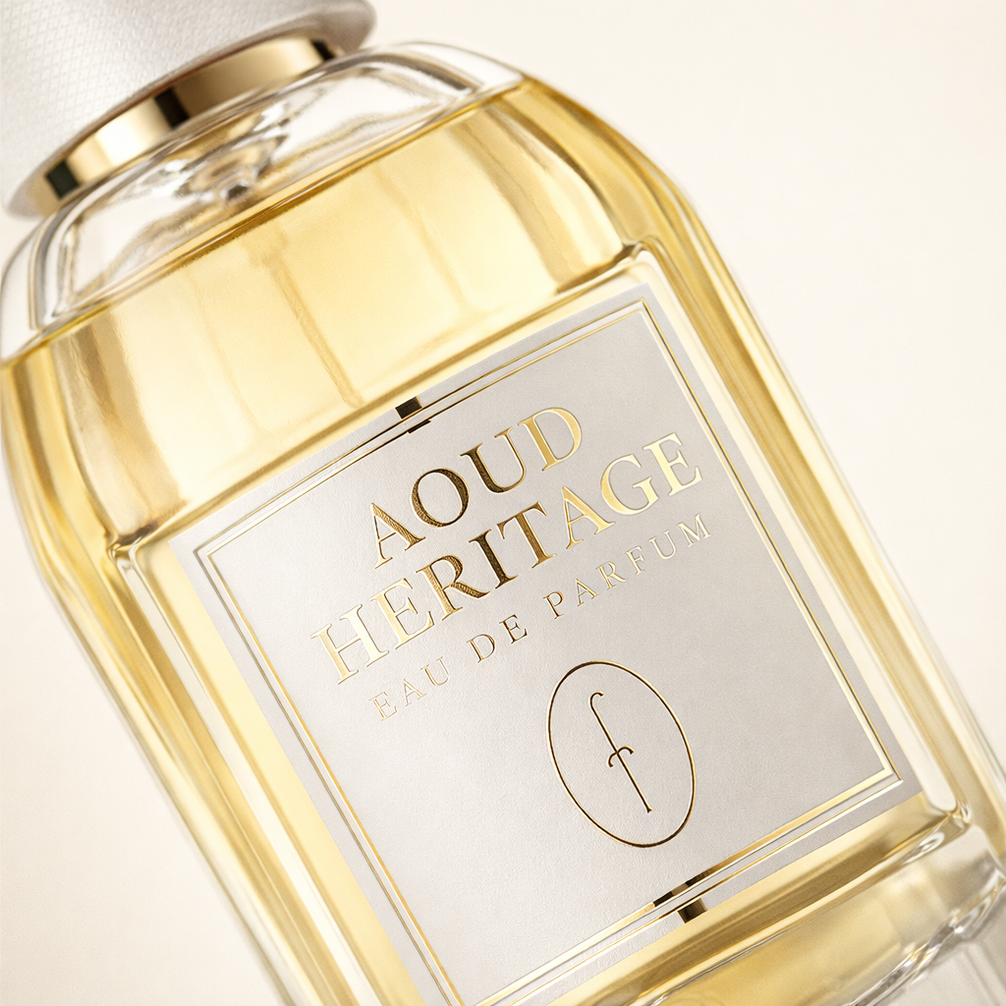 Flavia Aoud Heritage EDP macro label detail gallery showcase