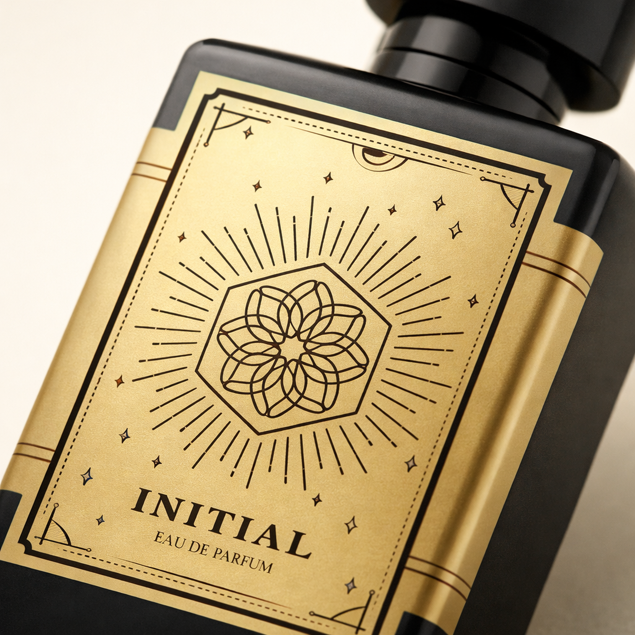 Flavia Initial EDP macro label detail gallery showcase