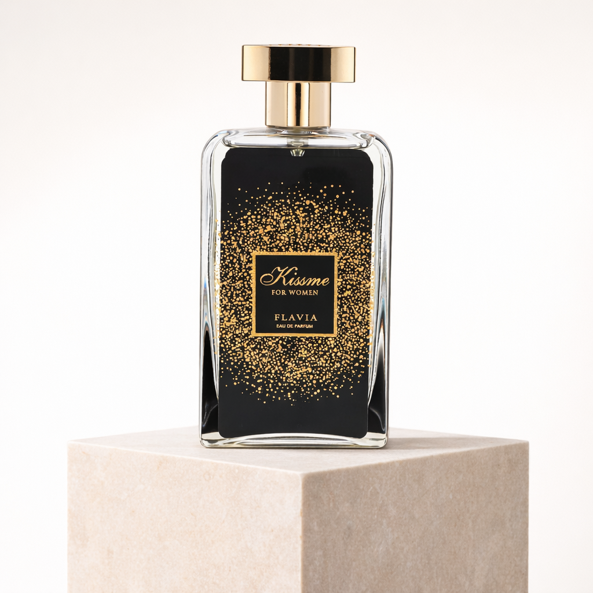 Flavia Kissme for Woman EDP upright pedestal gallery showcase