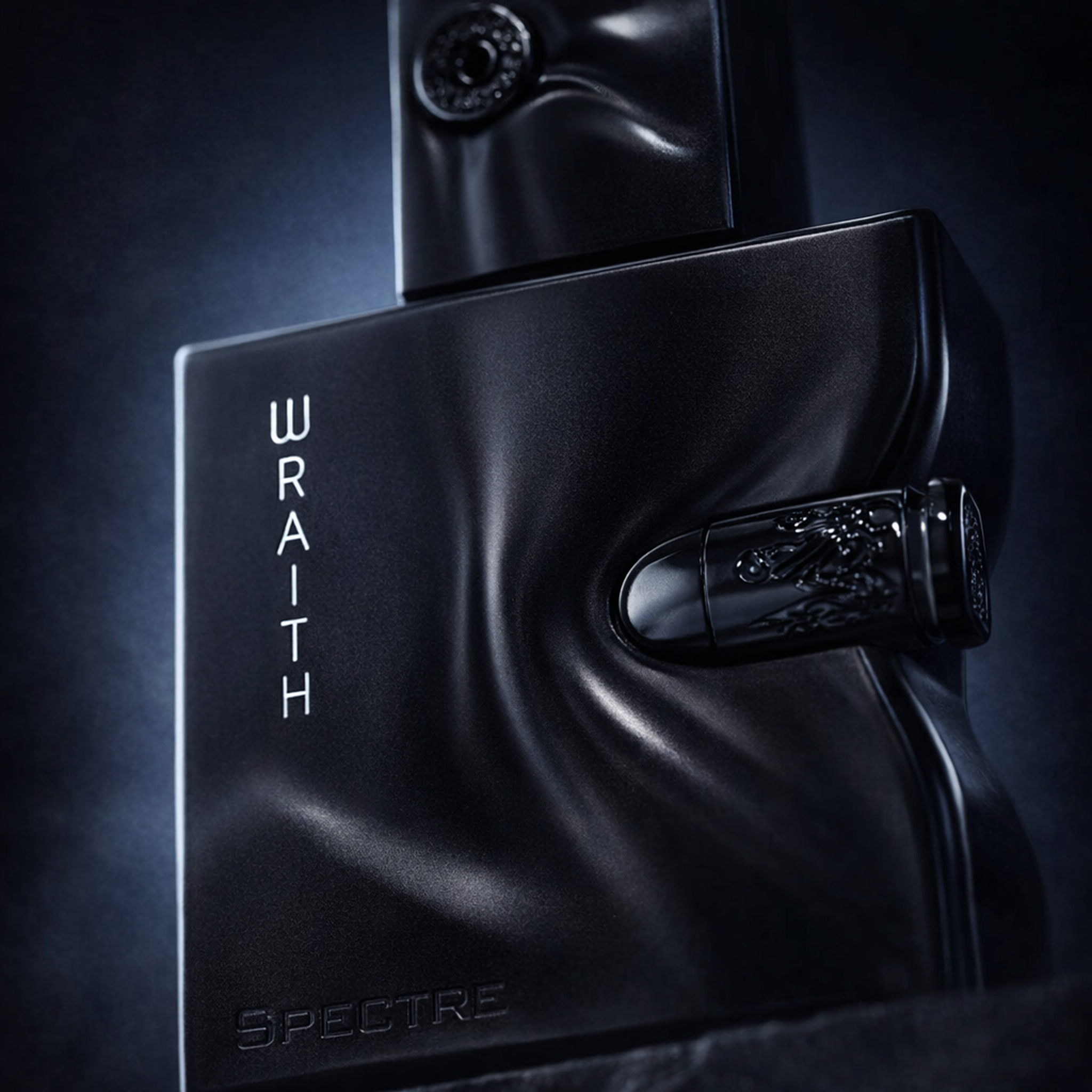 French Avenue Spectre Wraith EDP For Men macro label detail gallery showcase