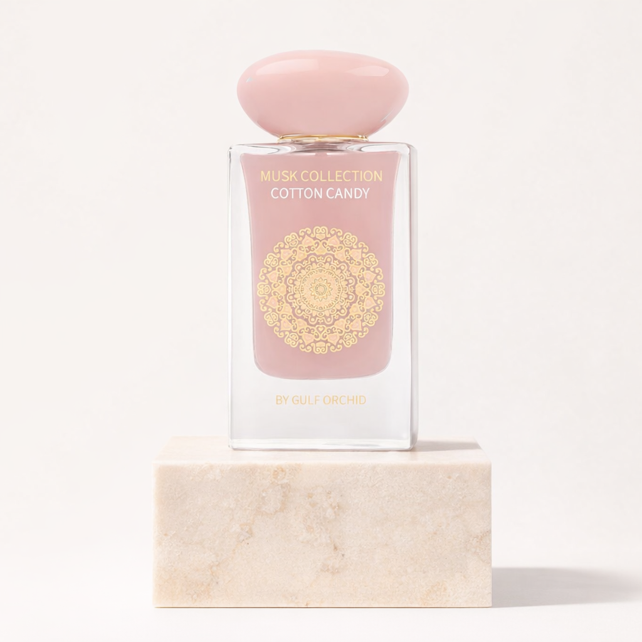 Gulf Orchid Cotton Candy EDP upright pedestal gallery showcase