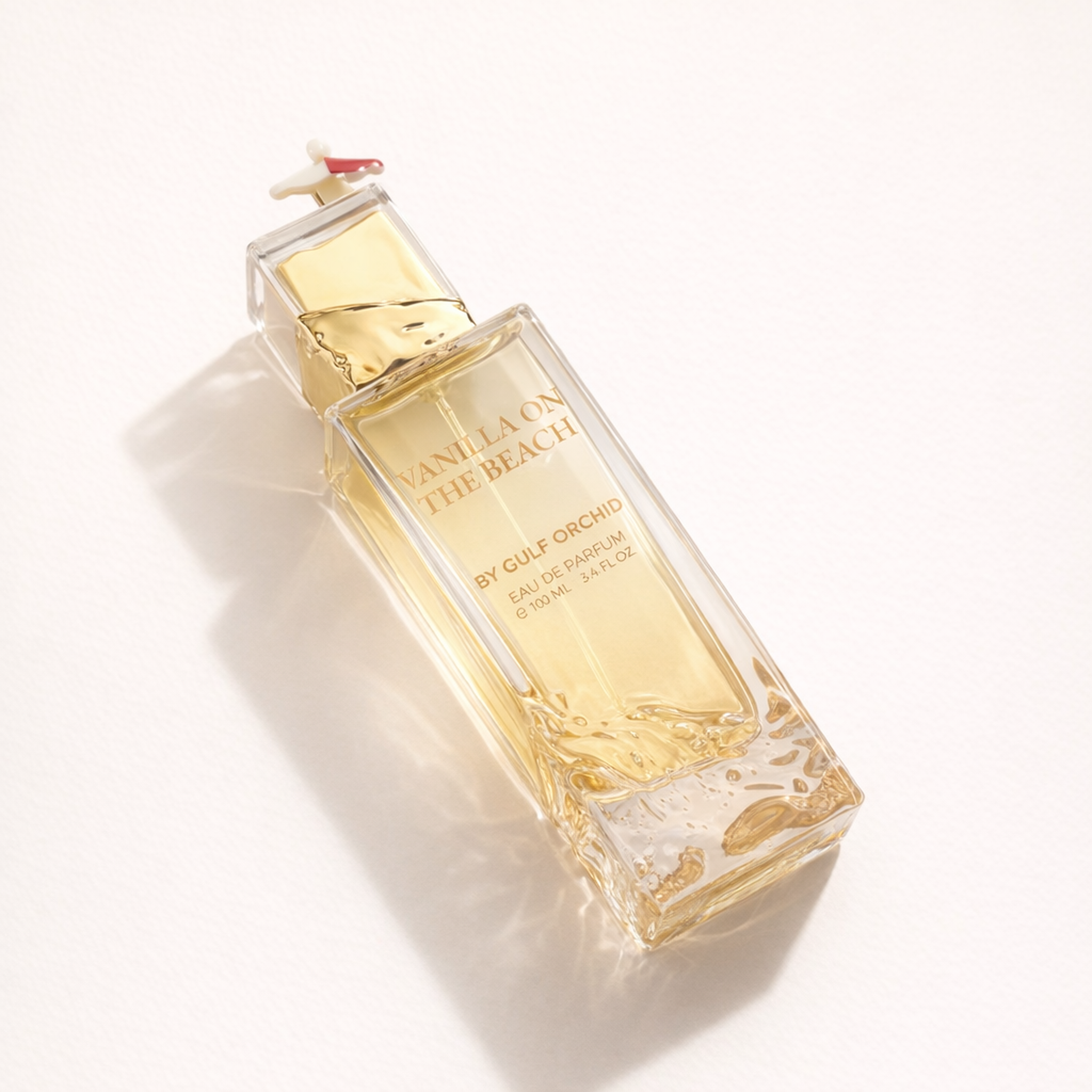 Gulf Orchid Vanilla On the Beach EDP angled still-life gallery showcase