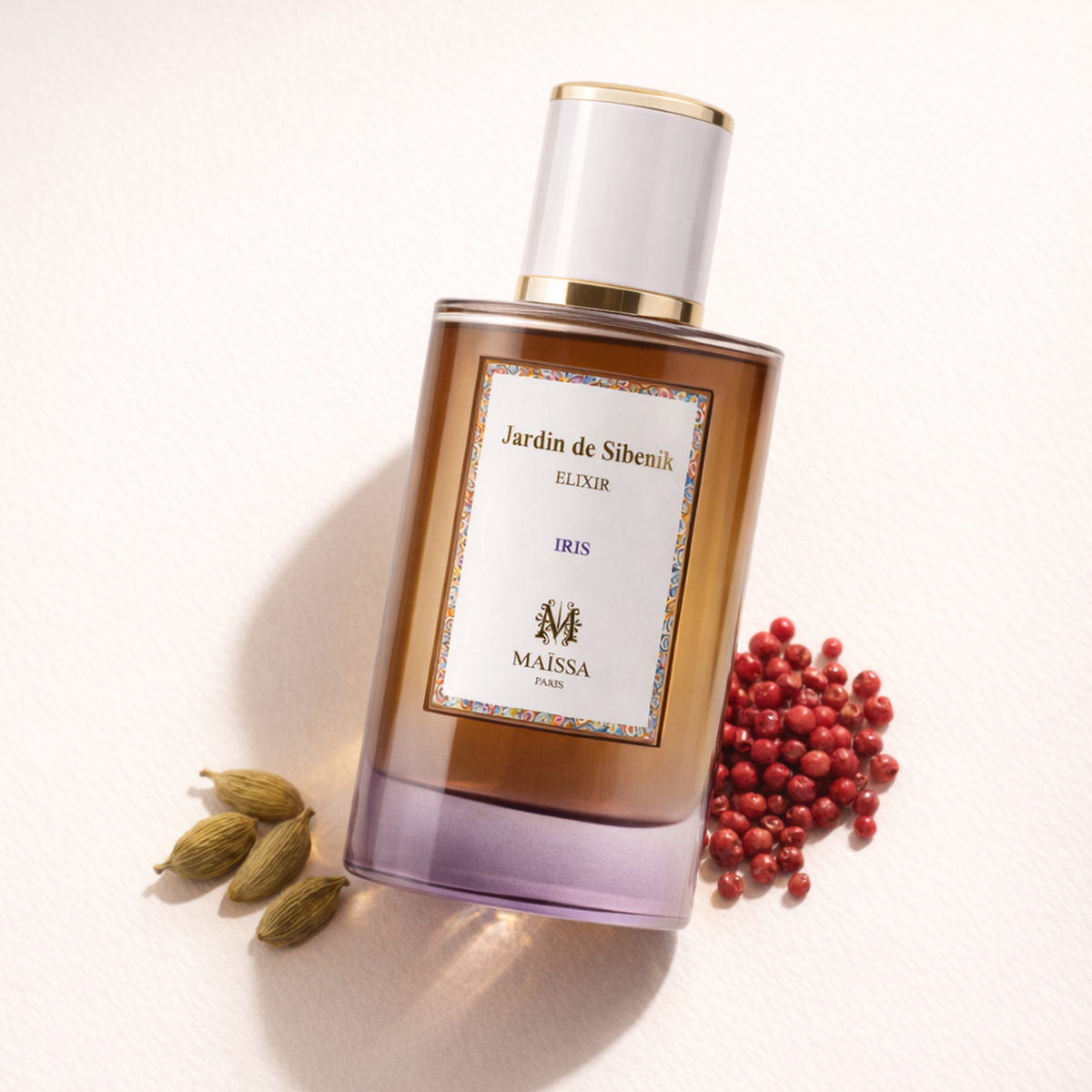 Maissa Jardin de Sibenil Elixir Iris EDP fragrance notes image