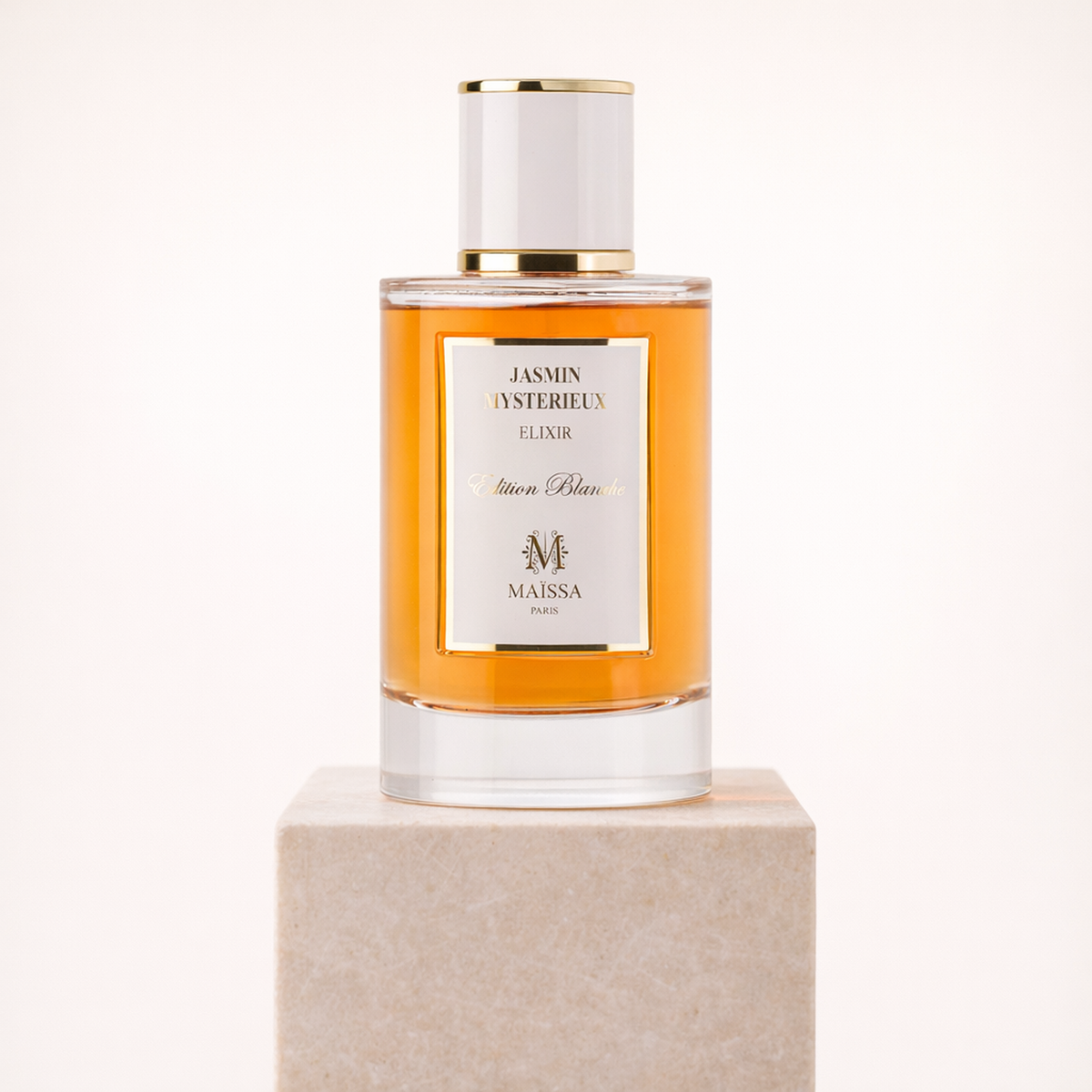Maissa Jasmin Mysterieux Deo Stick upright pedestal gallery showcase
