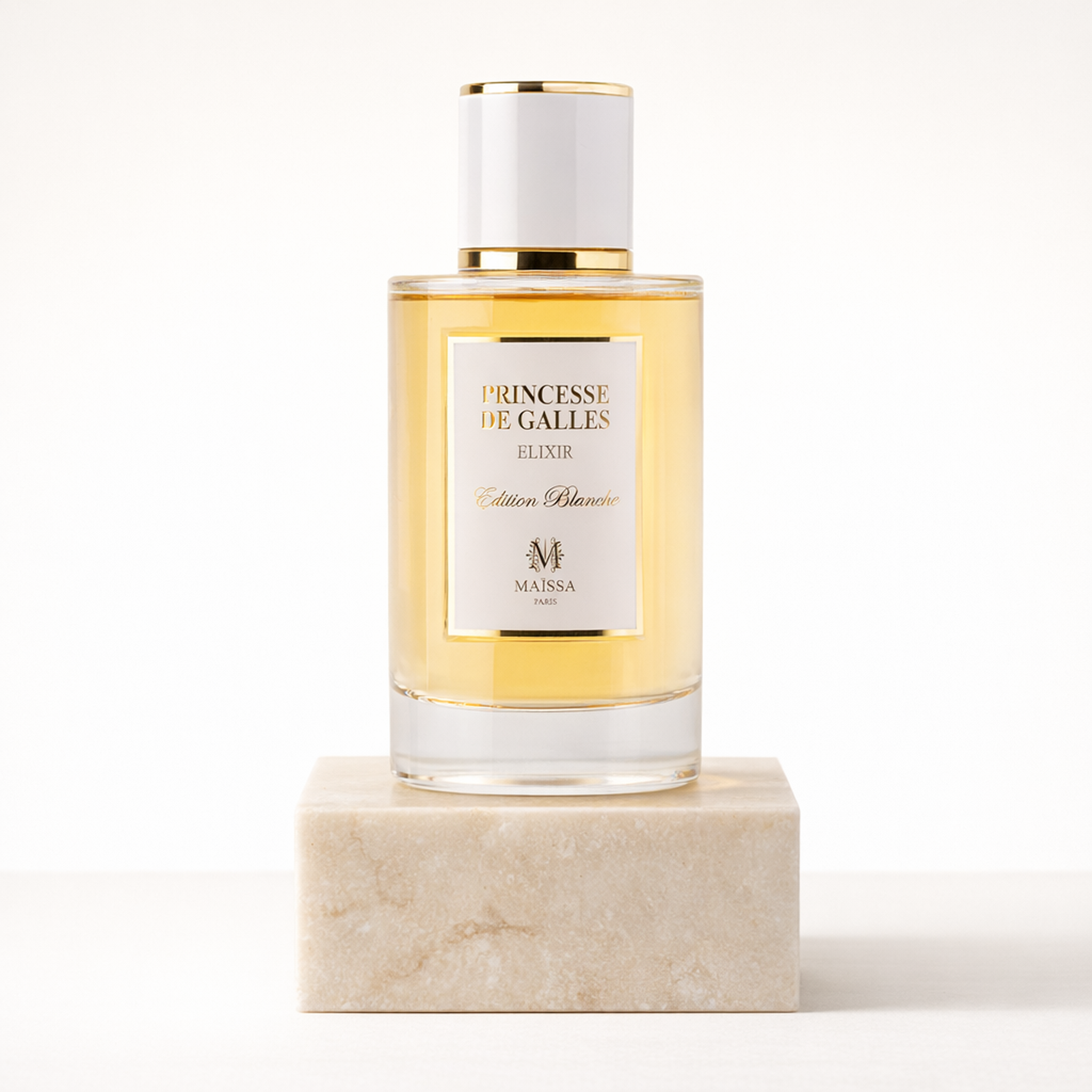 Maissa Princesse de Galles Elixir EDP upright pedestal gallery showcase