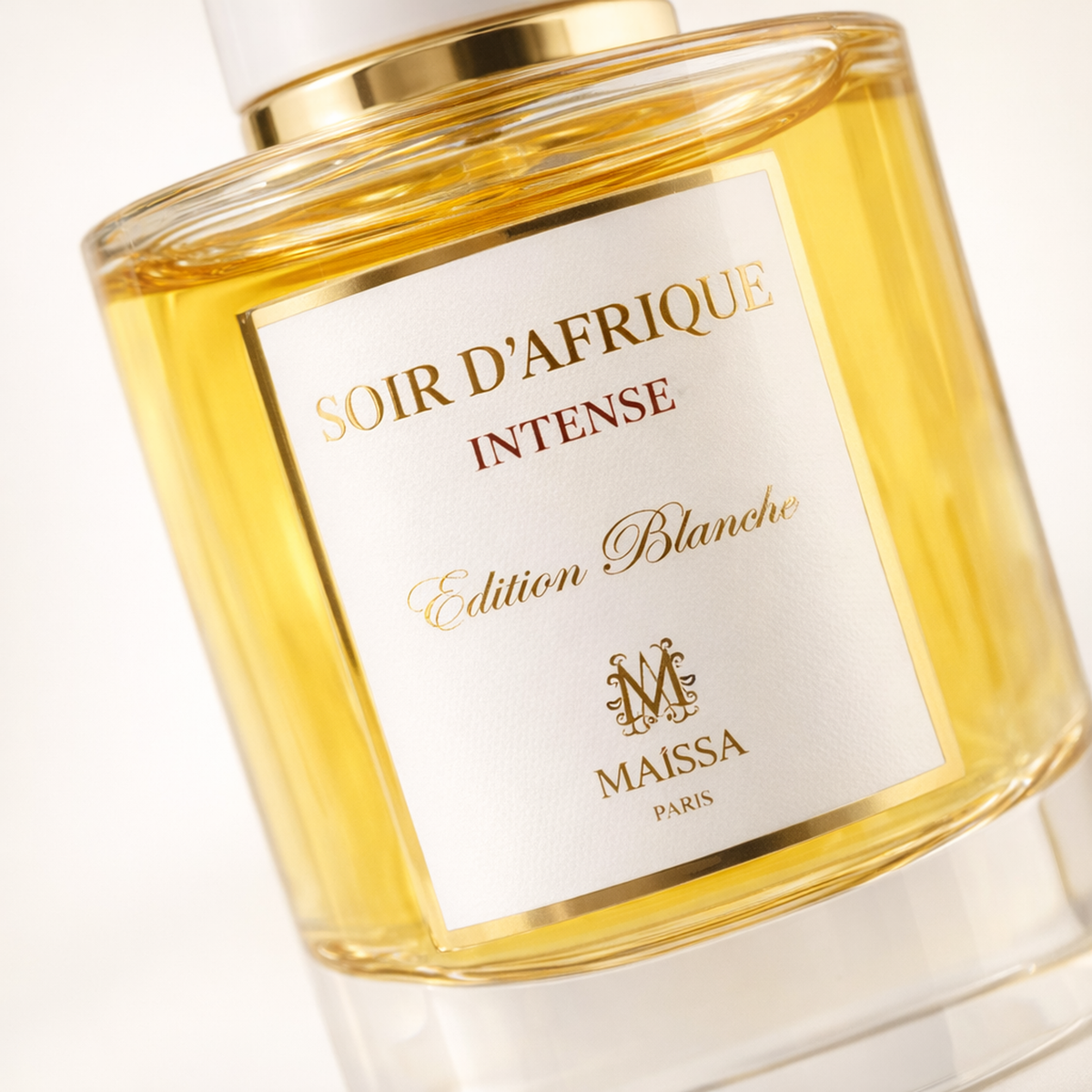 Maissa Soir D'Afrique Intense EDP macro label detail gallery showcase