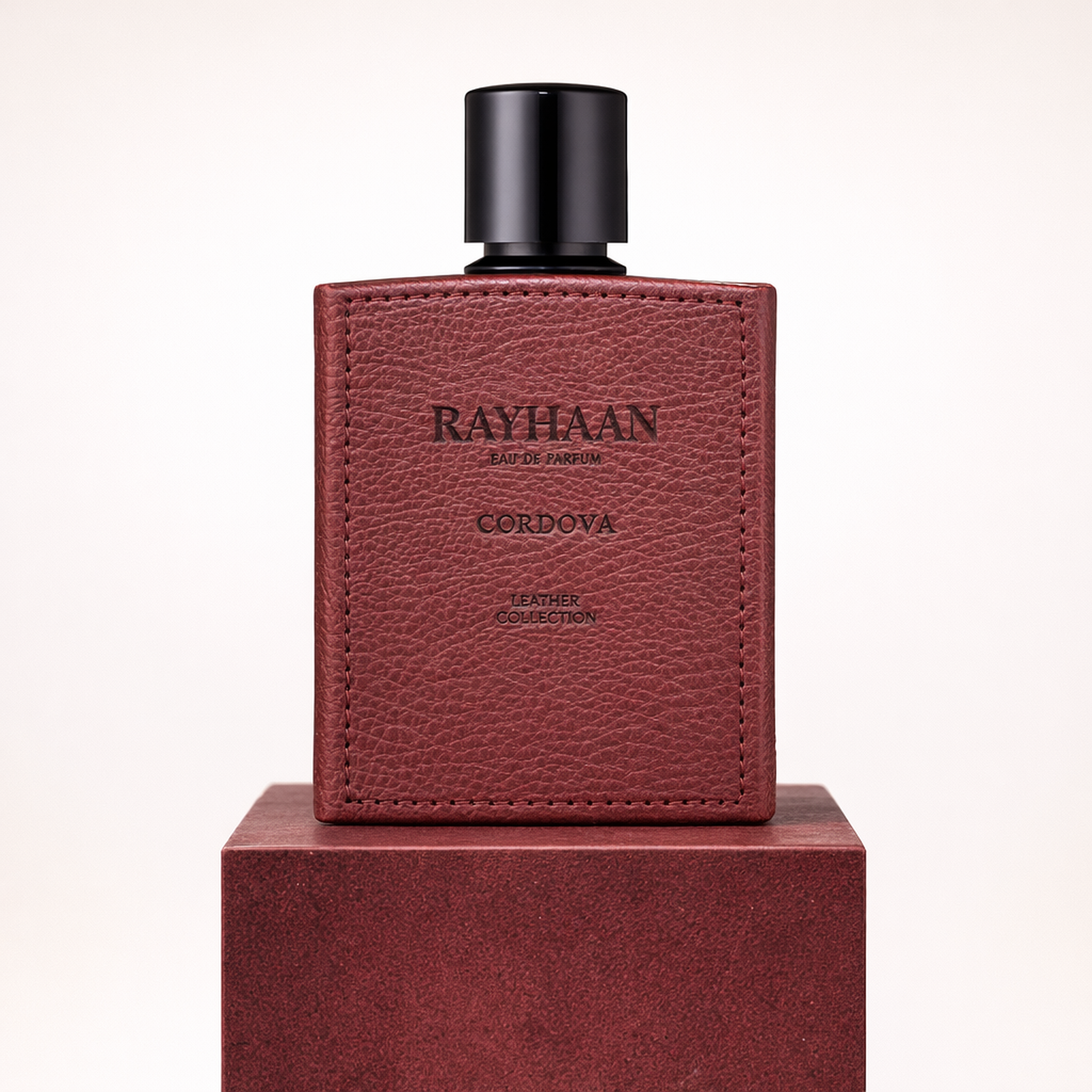 Rayhaan Cordova EDP For Men upright pedestal gallery showcase