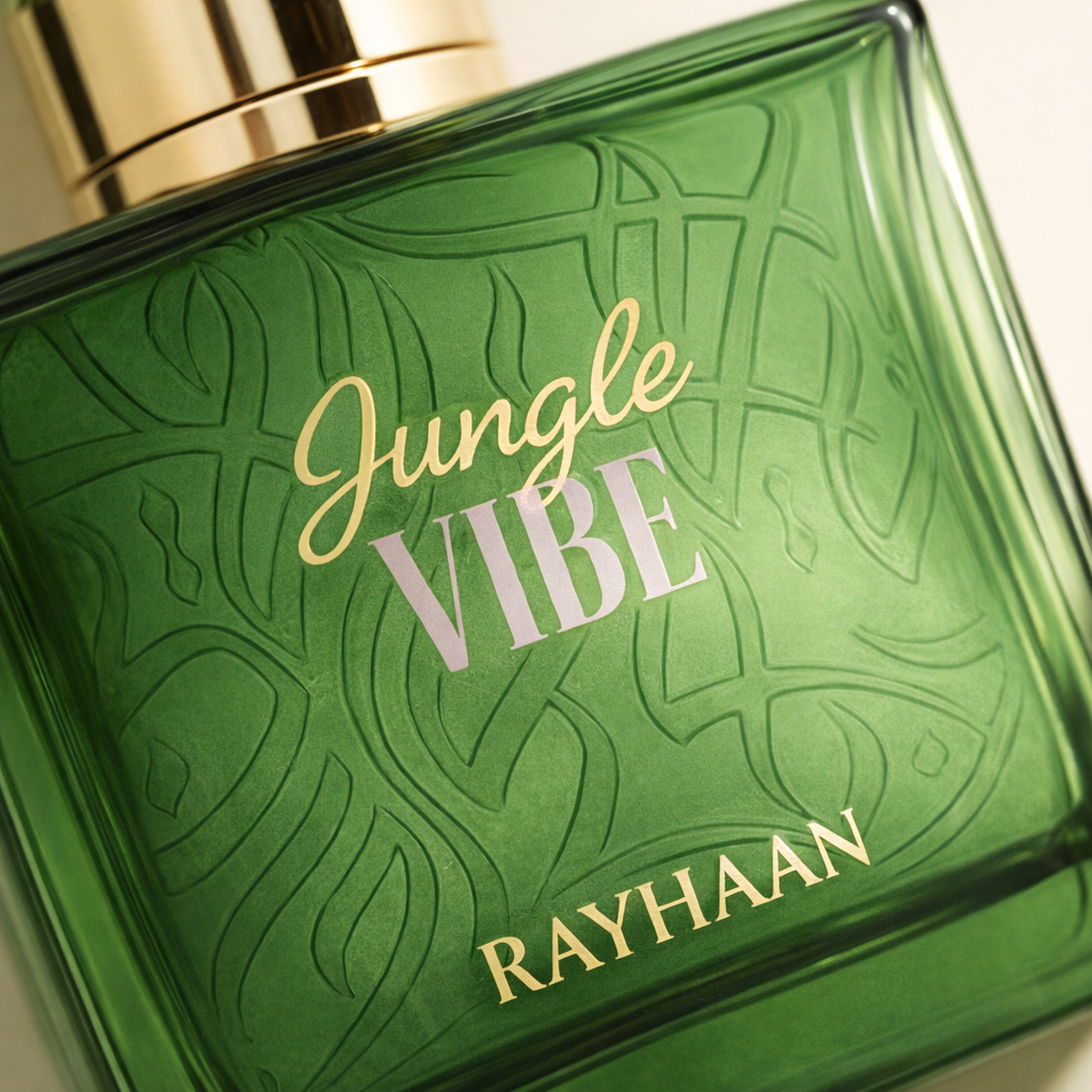 Rayhaan Jungle Vibe EDP macro label detail gallery showcase