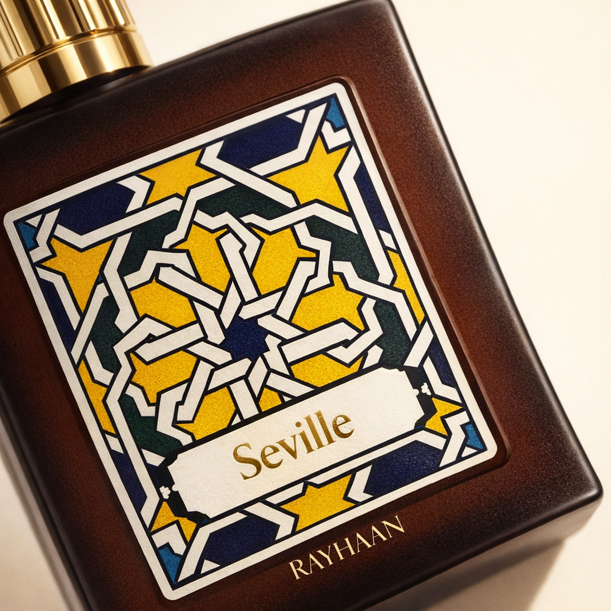 Rayhaan Seville EDP macro label detail gallery showcase