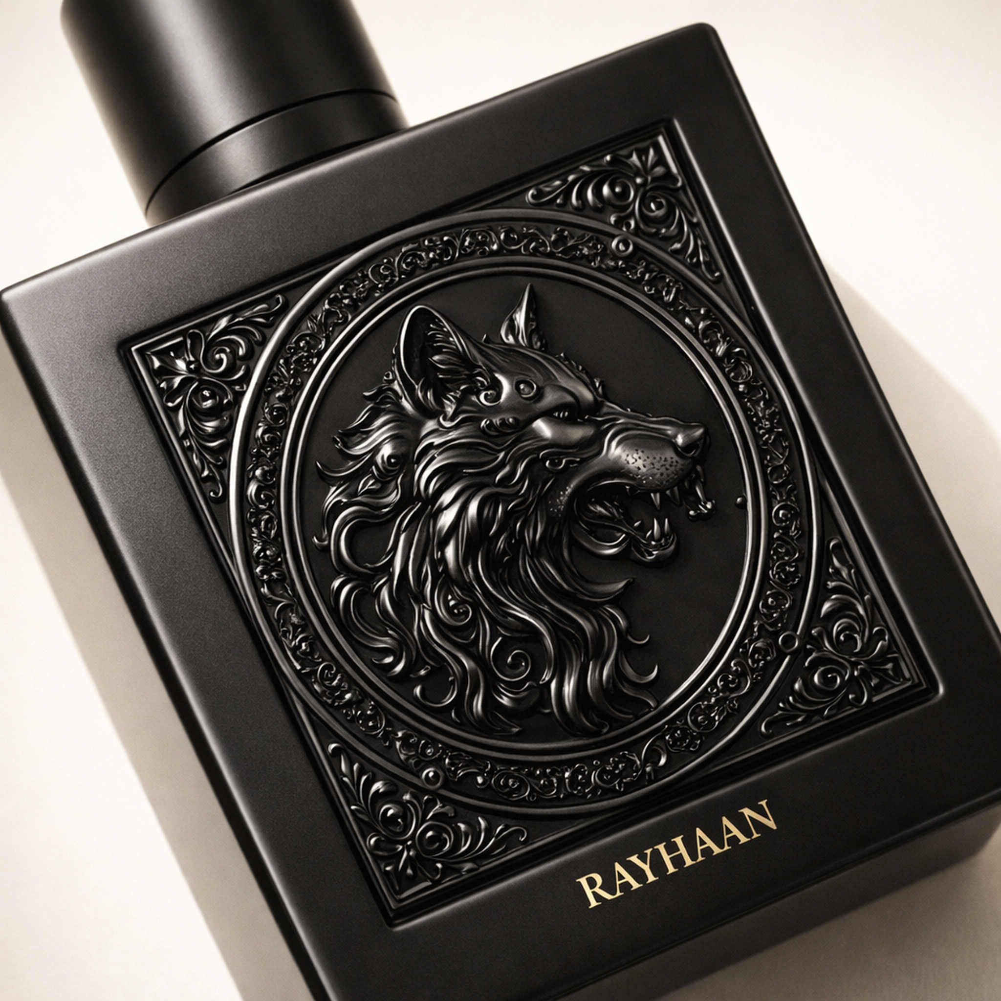 Rayhaan Wolf EDP macro label detail gallery showcase