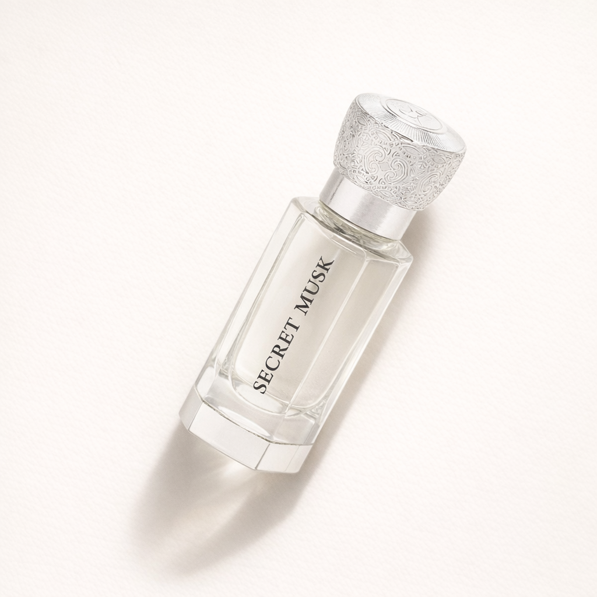 Swiss Arabian Secret Musk CPO angled still-life gallery showcase