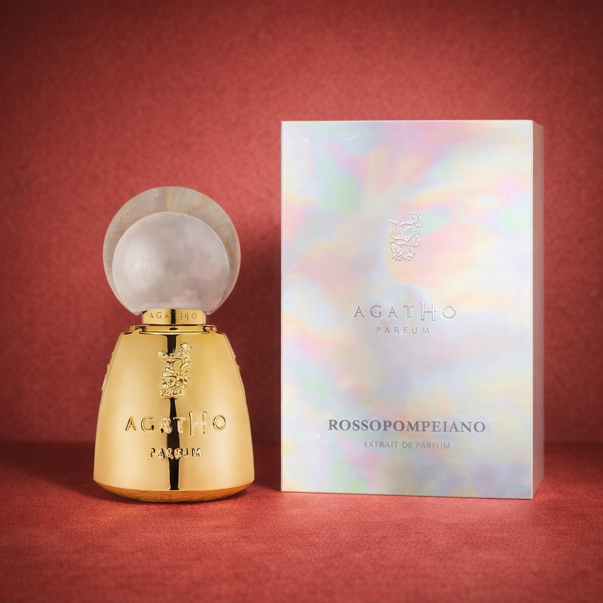 Agatho Parfum Pompei Collection Rossopompeiano Extrait de Parfum packaging image