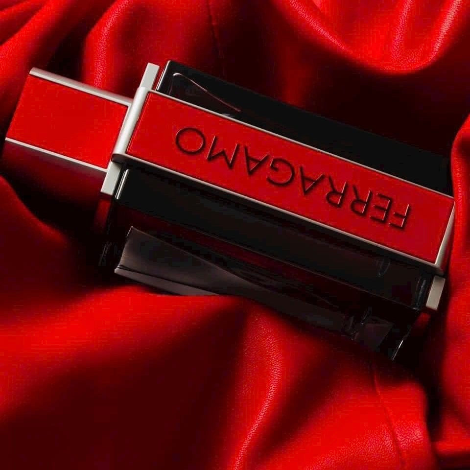 Salvatore Ferragamo Red Leather EDP Gift Set for Him