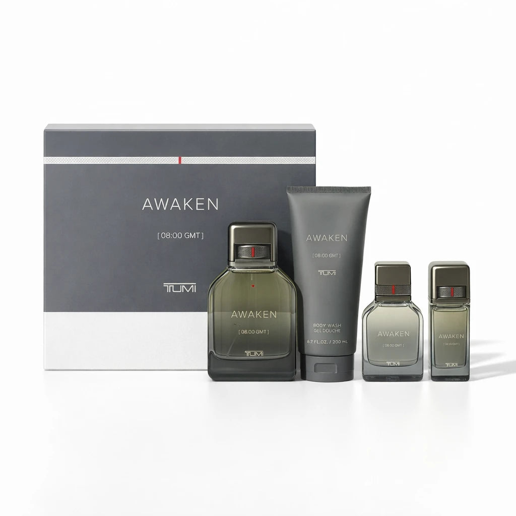 TUMI Awaken EDP Body Wash Set for Men