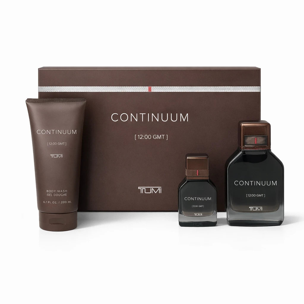 TUMI Continuum EDP Body Wash Gift Set for Men OpenAI studio hero