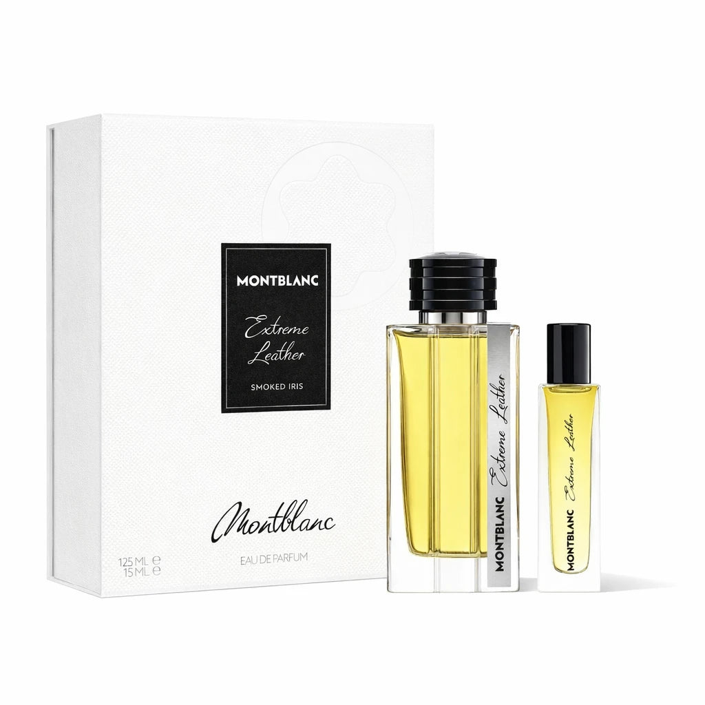 Mont Blanc Extrem Leather Smoked Iris Travel Gift Set OpenAI studio hero
