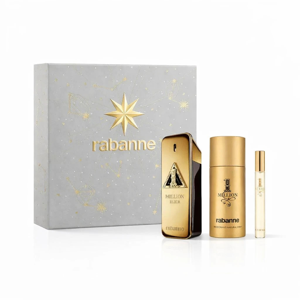 Paco Rabanne 1 Million Elixir Parfum Intense Gift Set for Him OpenAI studio hero