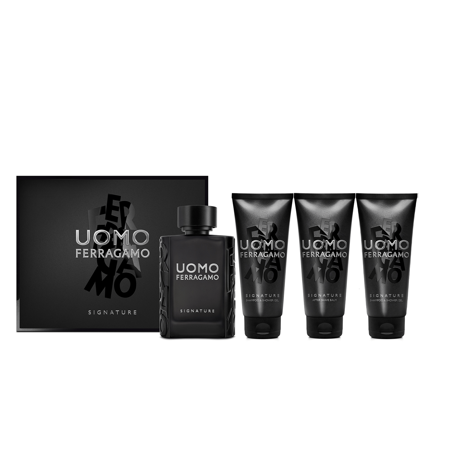Shop Salvatore Ferragamo Uomo Signature EDP Shampoo Shower Gel