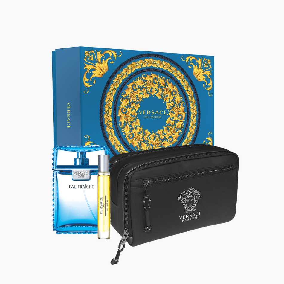 Versace man bag blue hotsell