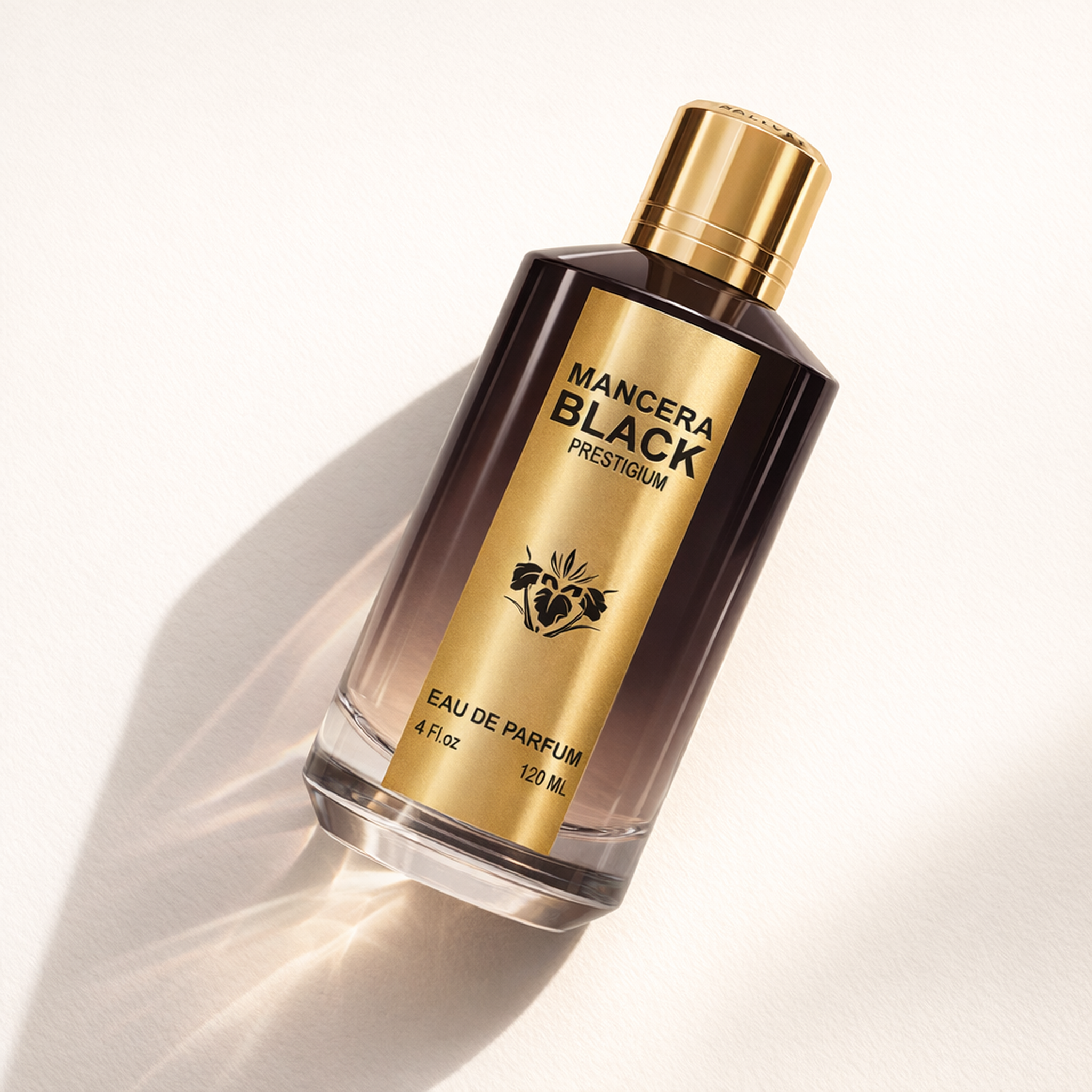 Mancera Black Prestigium EDP angled still-life gallery showcase