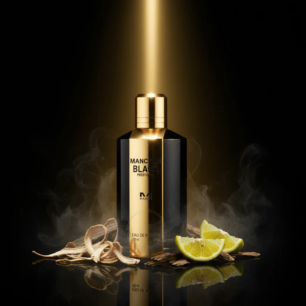 Mancera Black Prestigium EDP fragrance details hero image