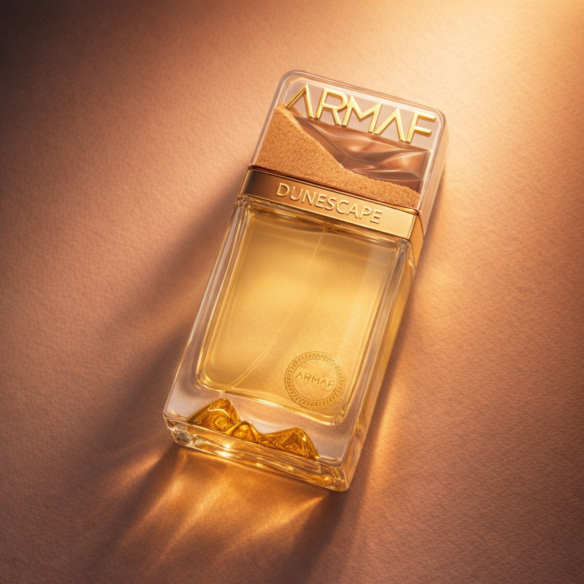 Armaf Dunescape Dubai Extrait de Parfum angled still-life gallery showcase