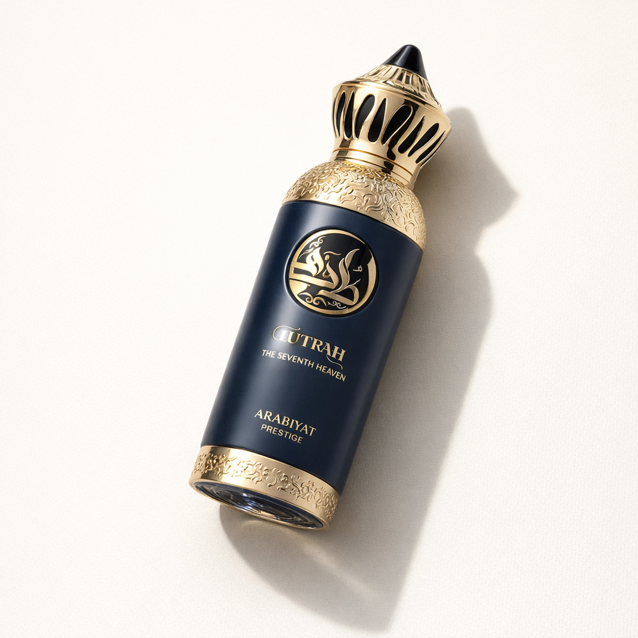 Arabiyat Prestige Lutfah the Seventh Heaven EDP angled still-life gallery showcase