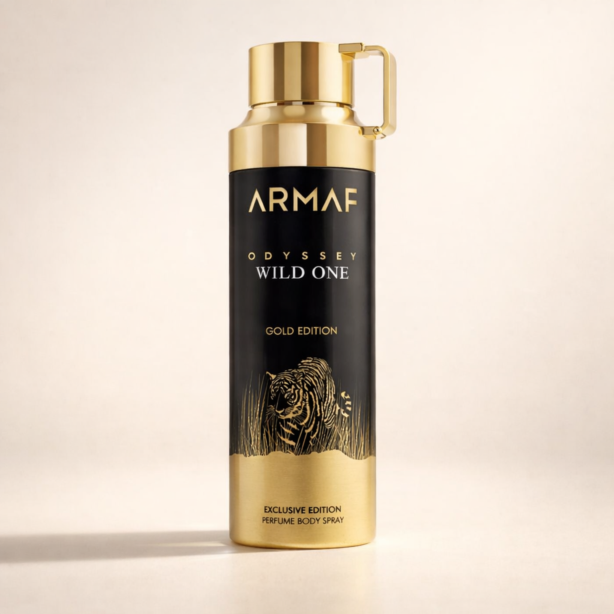 Armaf Odyssey Wild One Gold Edition Body Spray low three-quarter hero gallery showcase