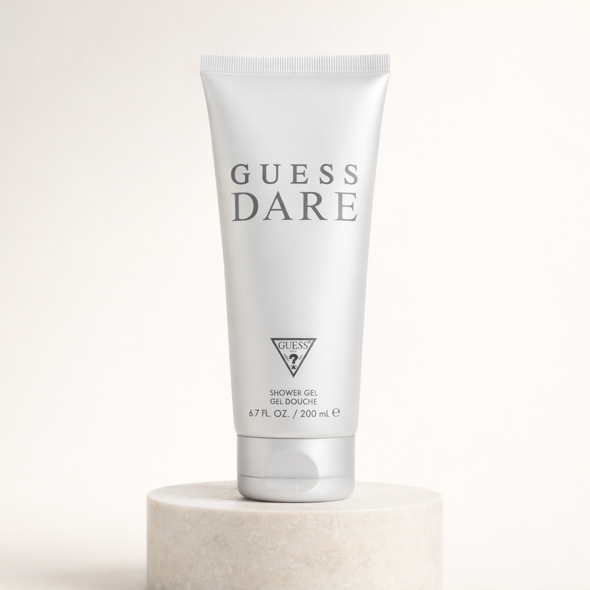 Guess Dare Shower Gel upright pedestal gallery showcase