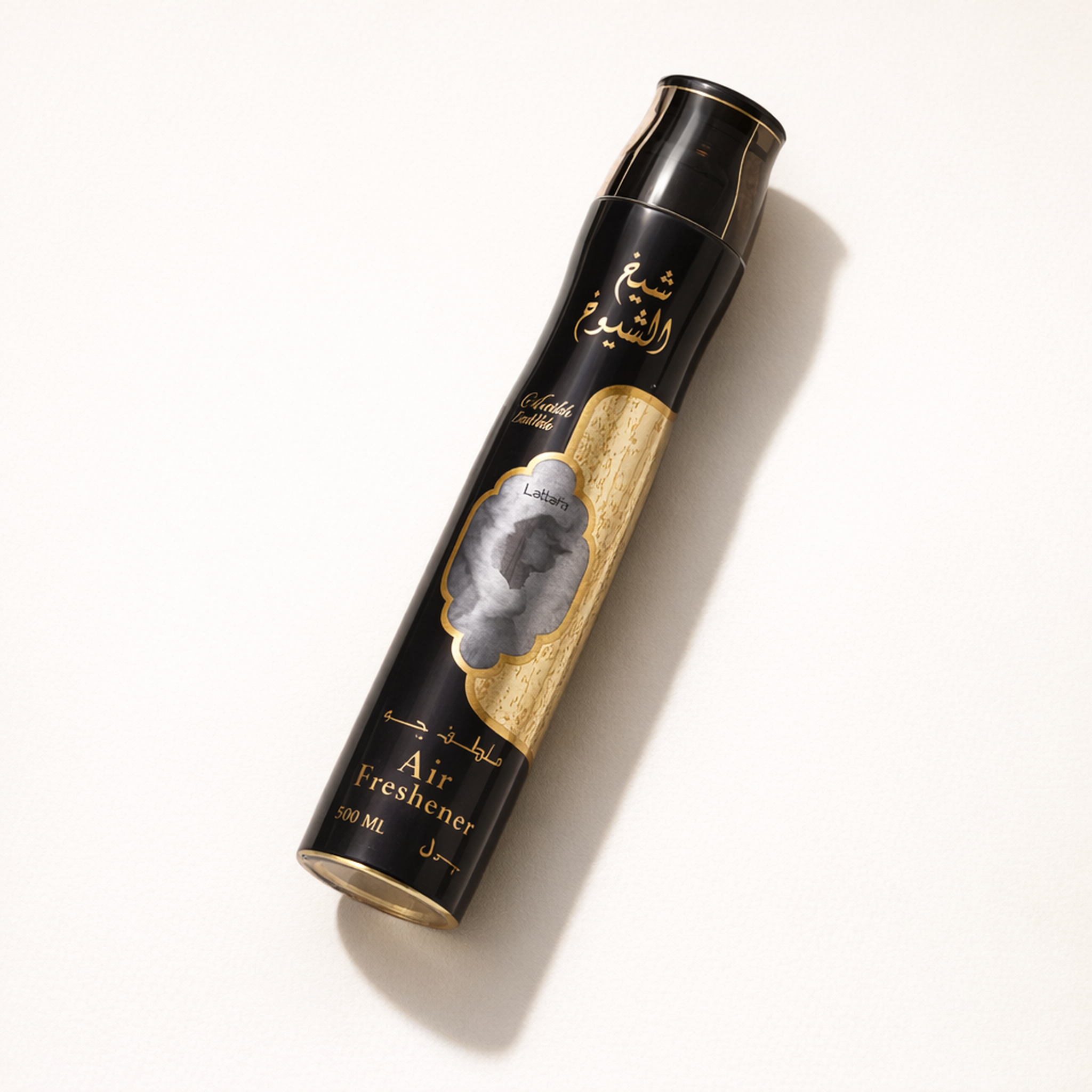 Lattafa Sheikh Al Shuyukh Luxe Edition Air Freshener angled still-life gallery showcase
