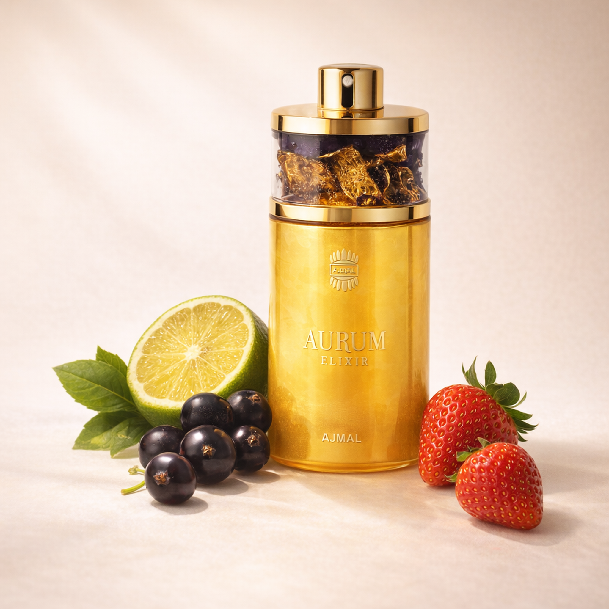 Ajmal Aurum Elixir EDP fragrance notes image