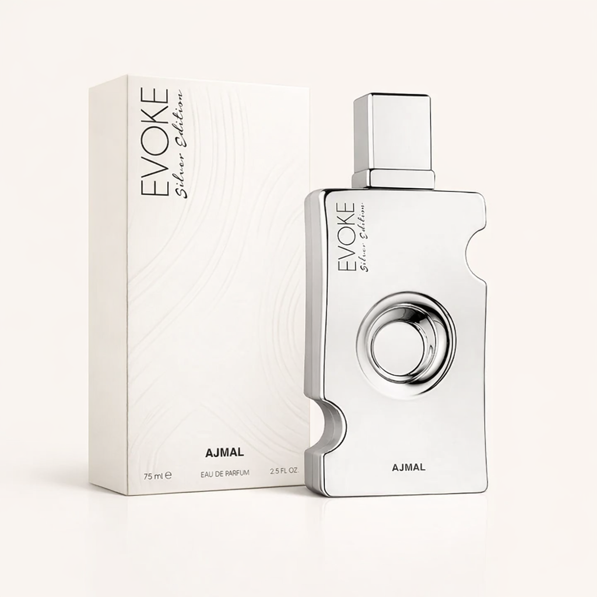 Ajmal Evoke Silver Edition EDP For Men packaging image