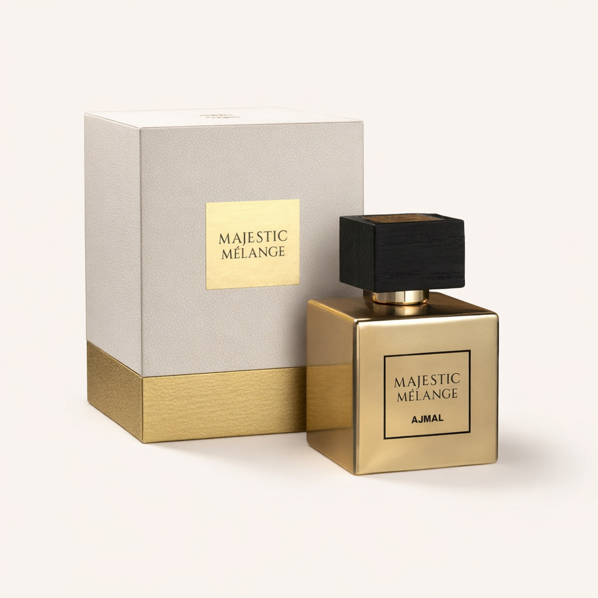Ajmal Majestic Melange EDP packaging image