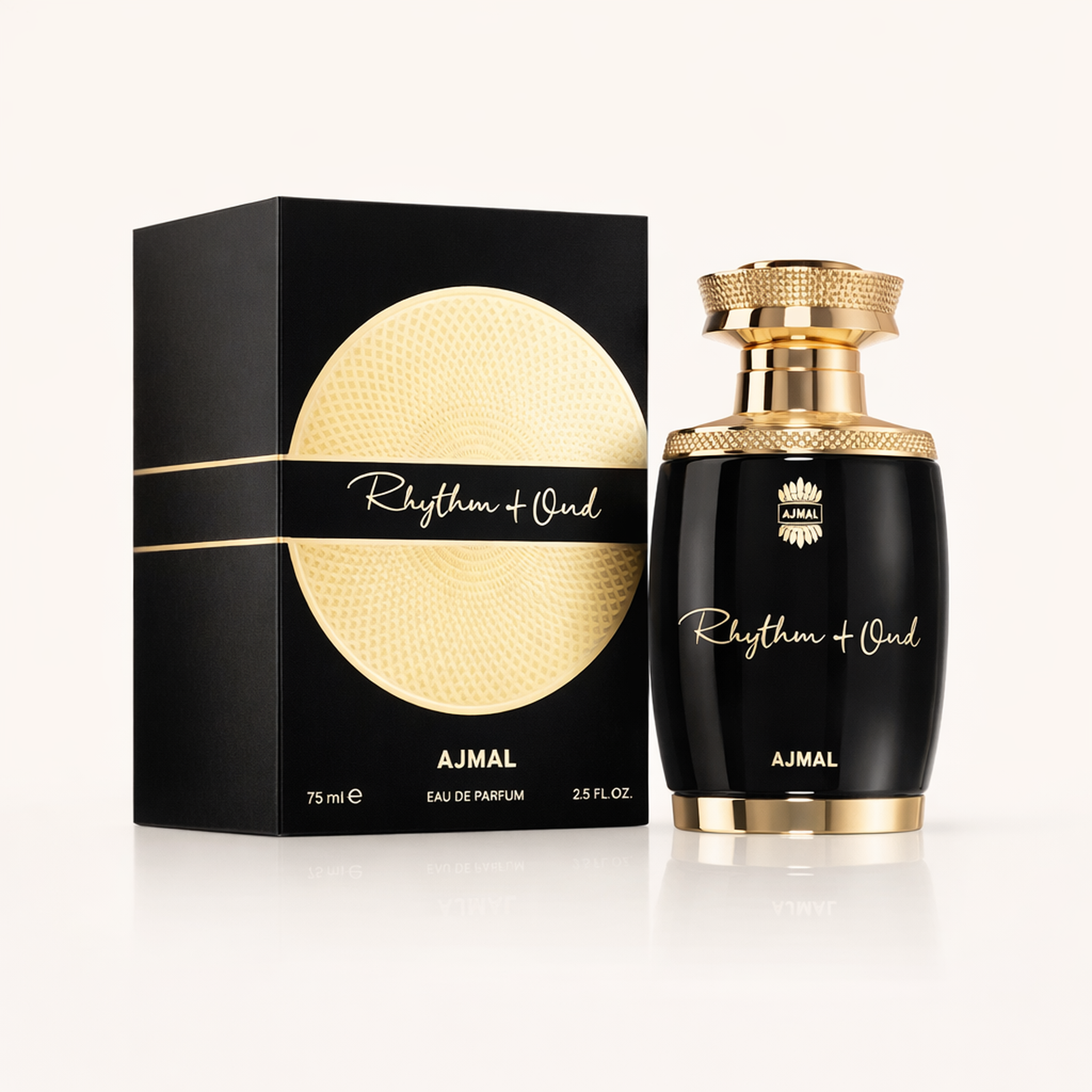 Ajmal Rhythm of Oud EDP packaging image