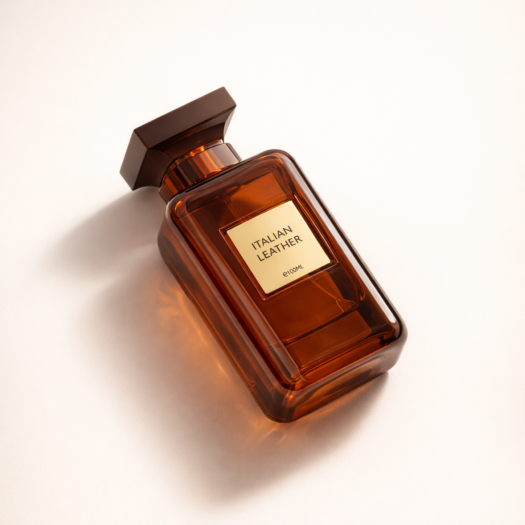 Flavia Italian Leather EDP angled still-life gallery showcase