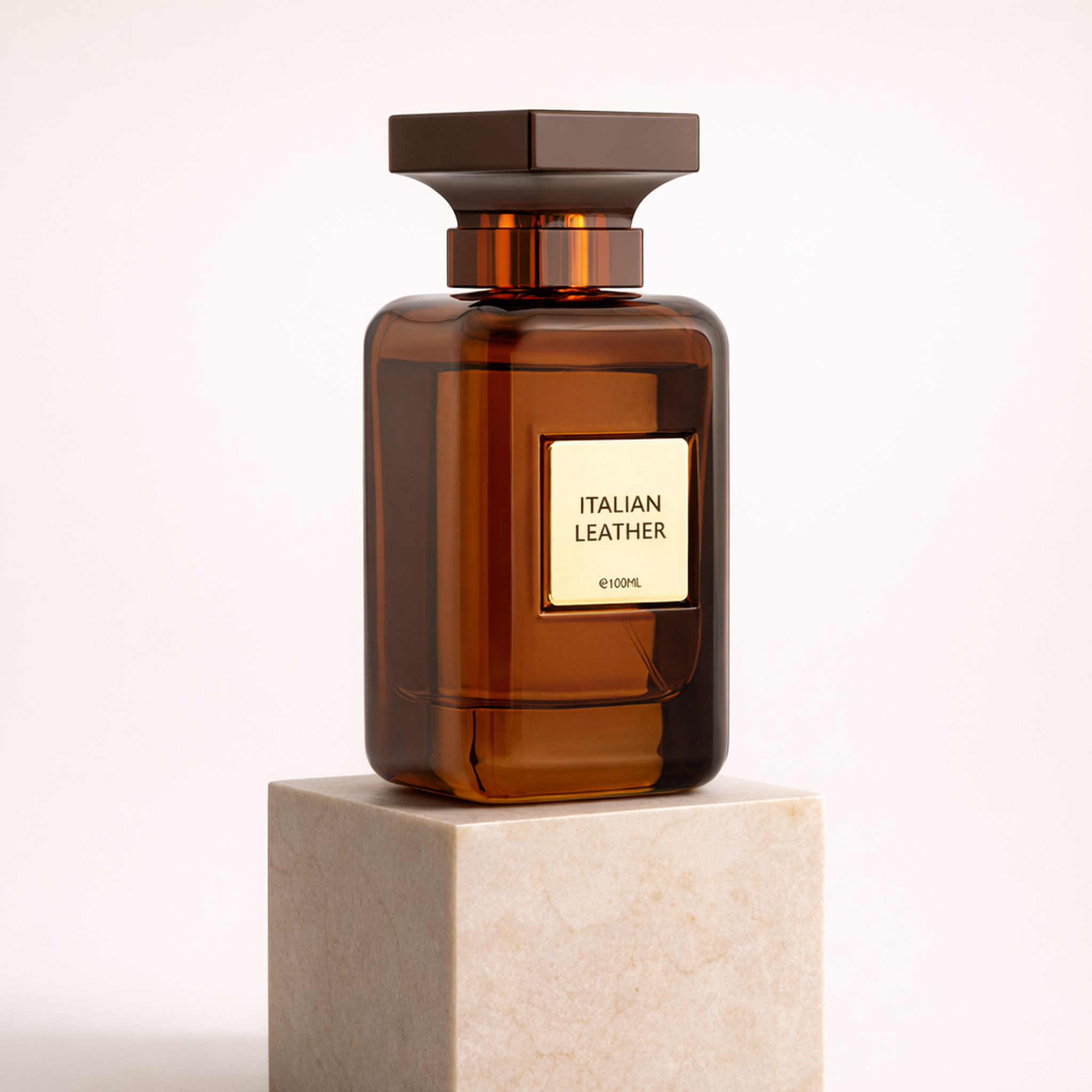 Flavia Italian Leather EDP upright pedestal gallery showcase